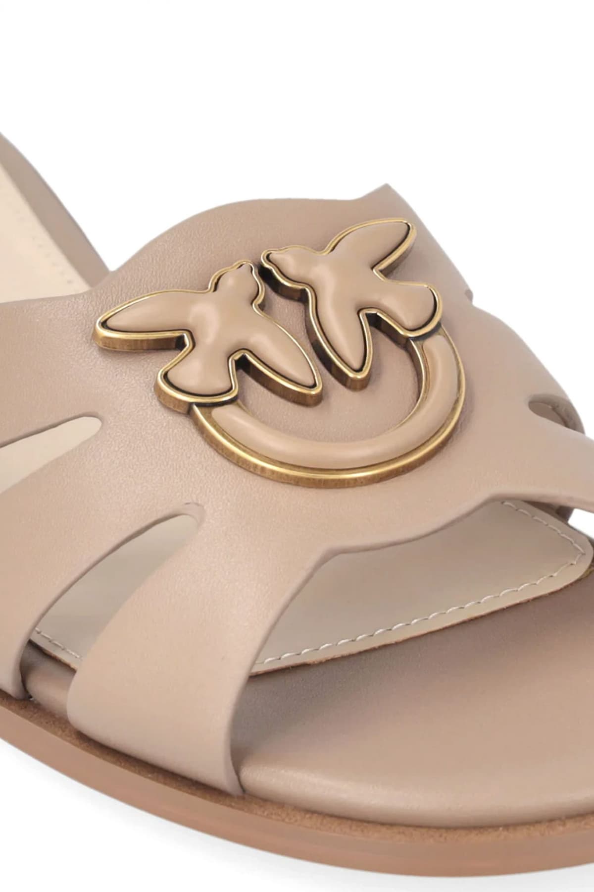 PINKO ΠΕΔΙΛΟ MILLY 04 - SLIPPER CALF LEATHER MΠΕΖ