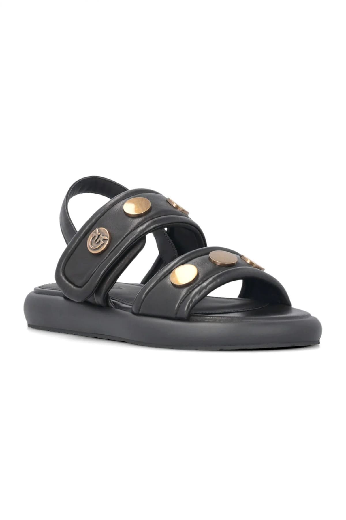 PINKO ΠΕΔΙΛΟ FIONA 01 - SANDAL NAPPA ΜΑΥΡΟ