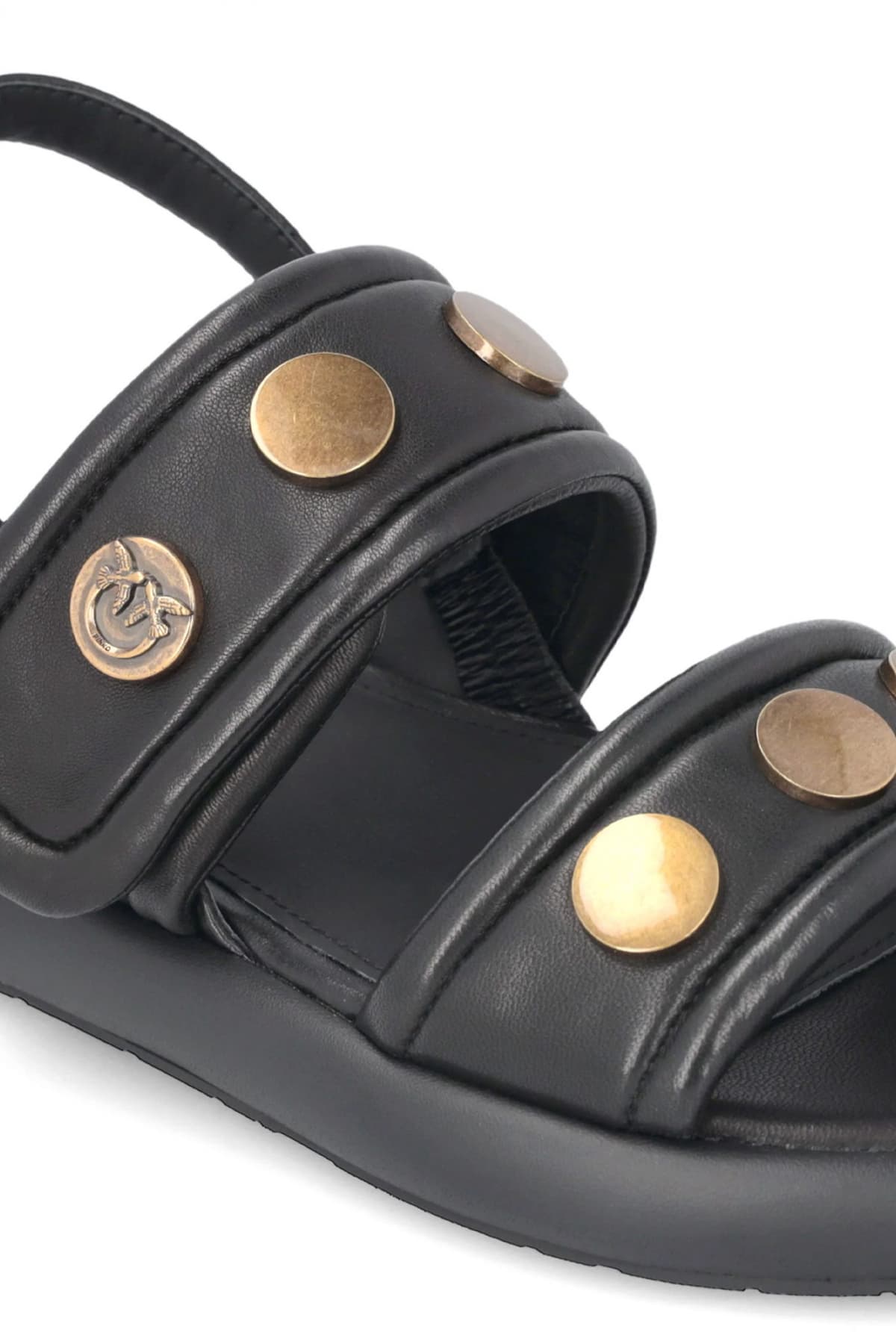 PINKO ΠΕΔΙΛΟ FIONA 01 - SANDAL NAPPA ΜΑΥΡΟ