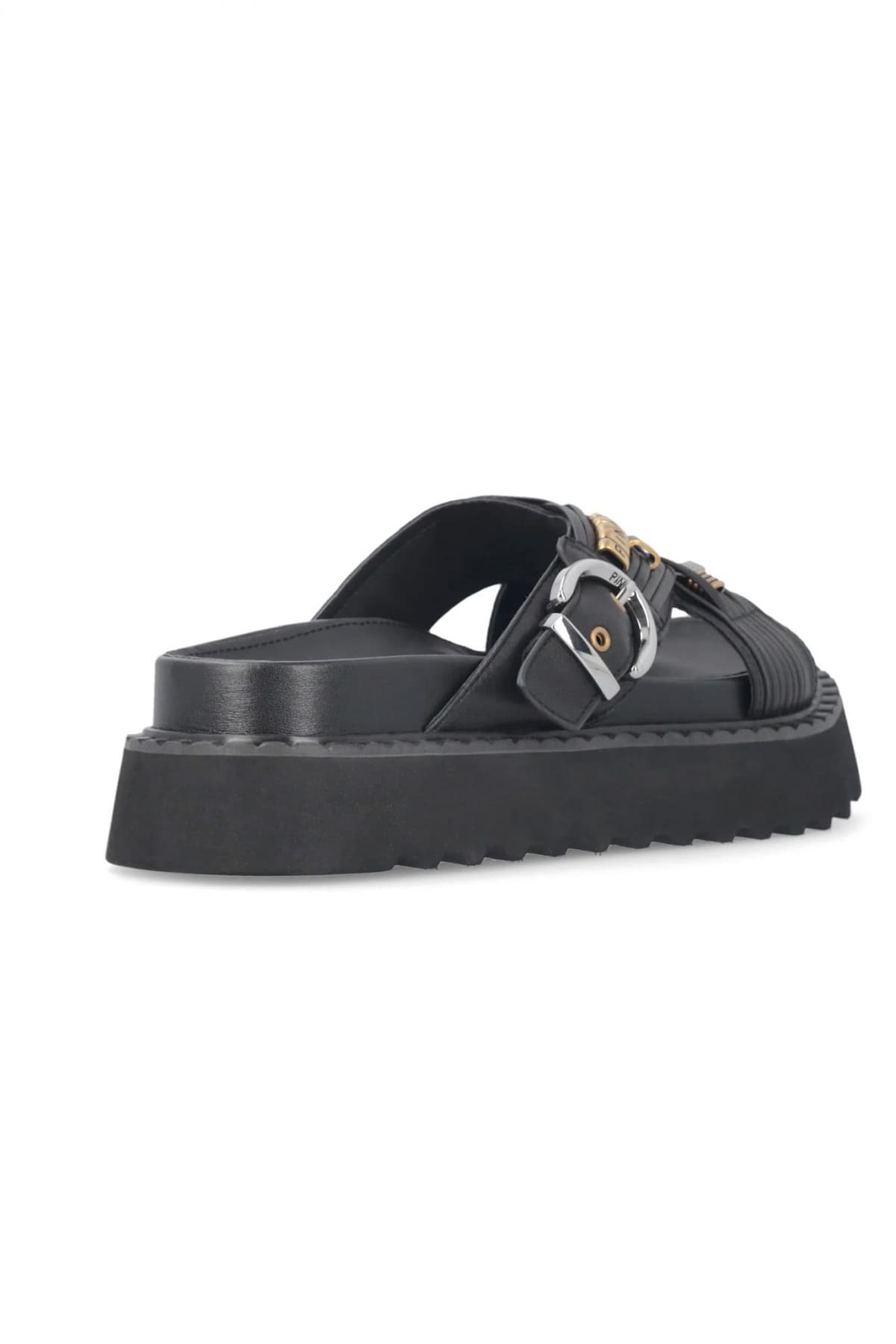 PINKO ΠΕΔΙΛΟ KATE 09 - SANDAL NAPPA ΜΑΥΡΟ