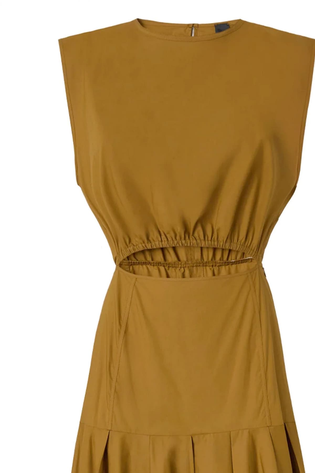 PINKO ΦΟΡΕΜΑ SUZZARA DRESS ΚΙΤΡΙΝΟ ΧΑΚΙ