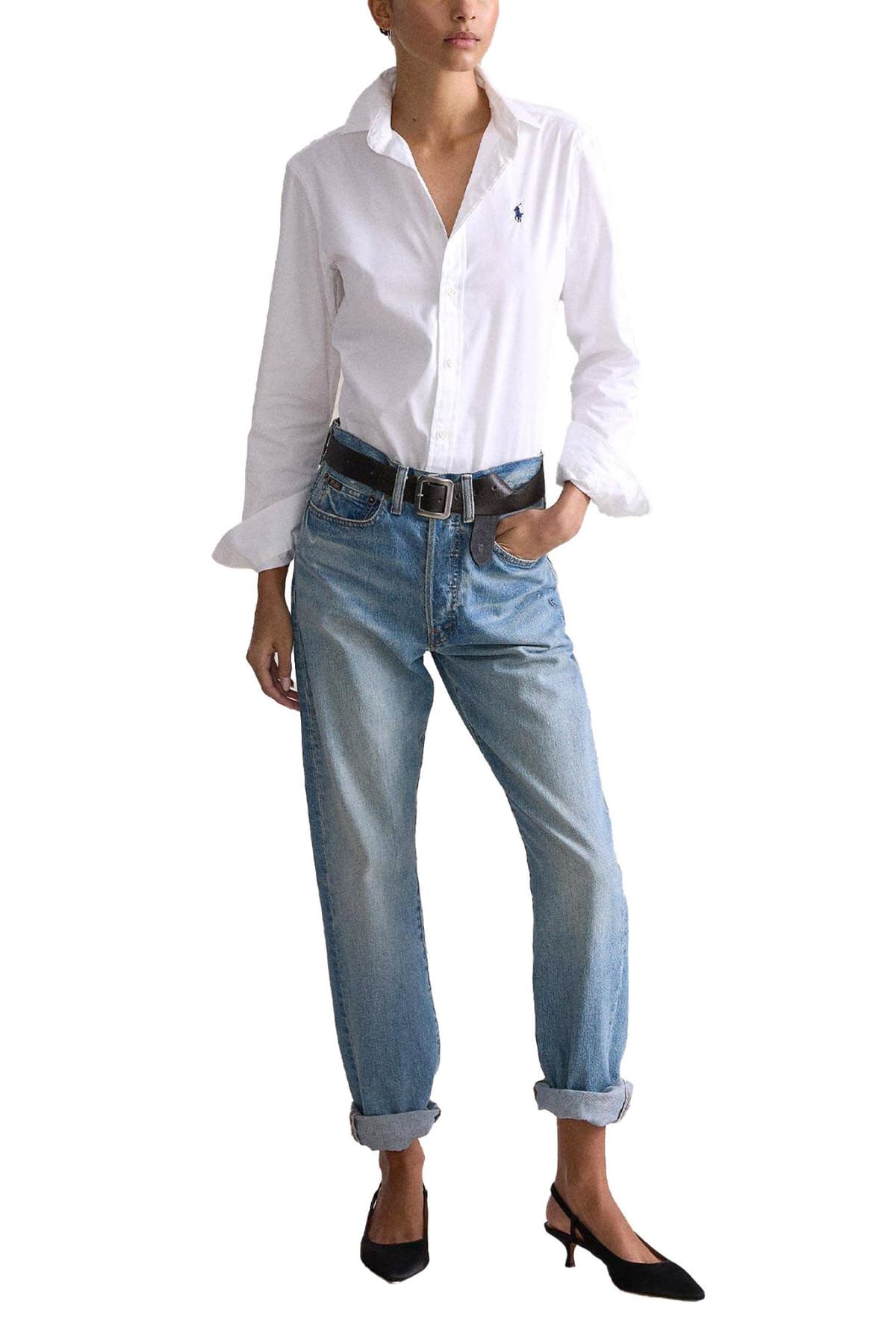 Women's Shirts Polo Ralph Lauren White