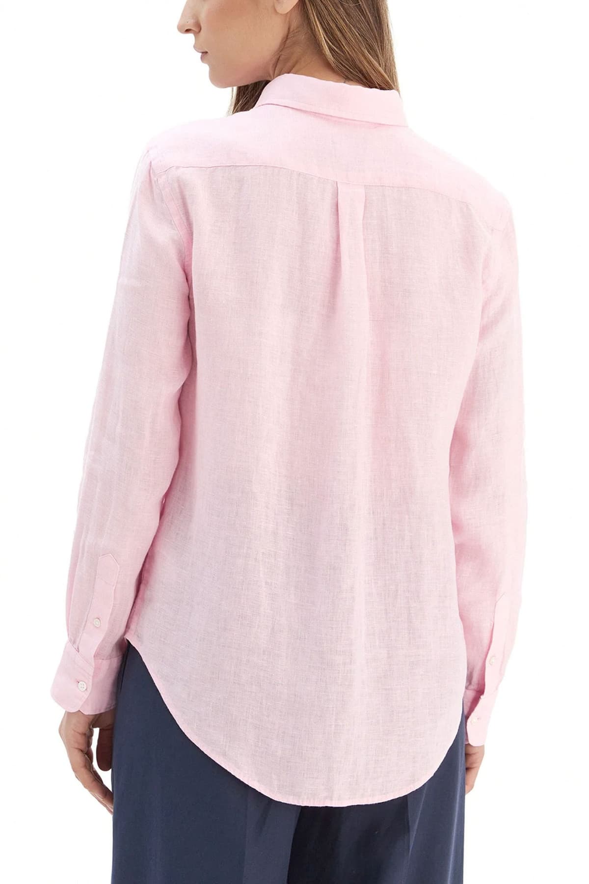 ΠΟΥΚΑΜΙΣΟ POLO RALPH LAUREN LINEN PINK POLO RALPH LAUREN