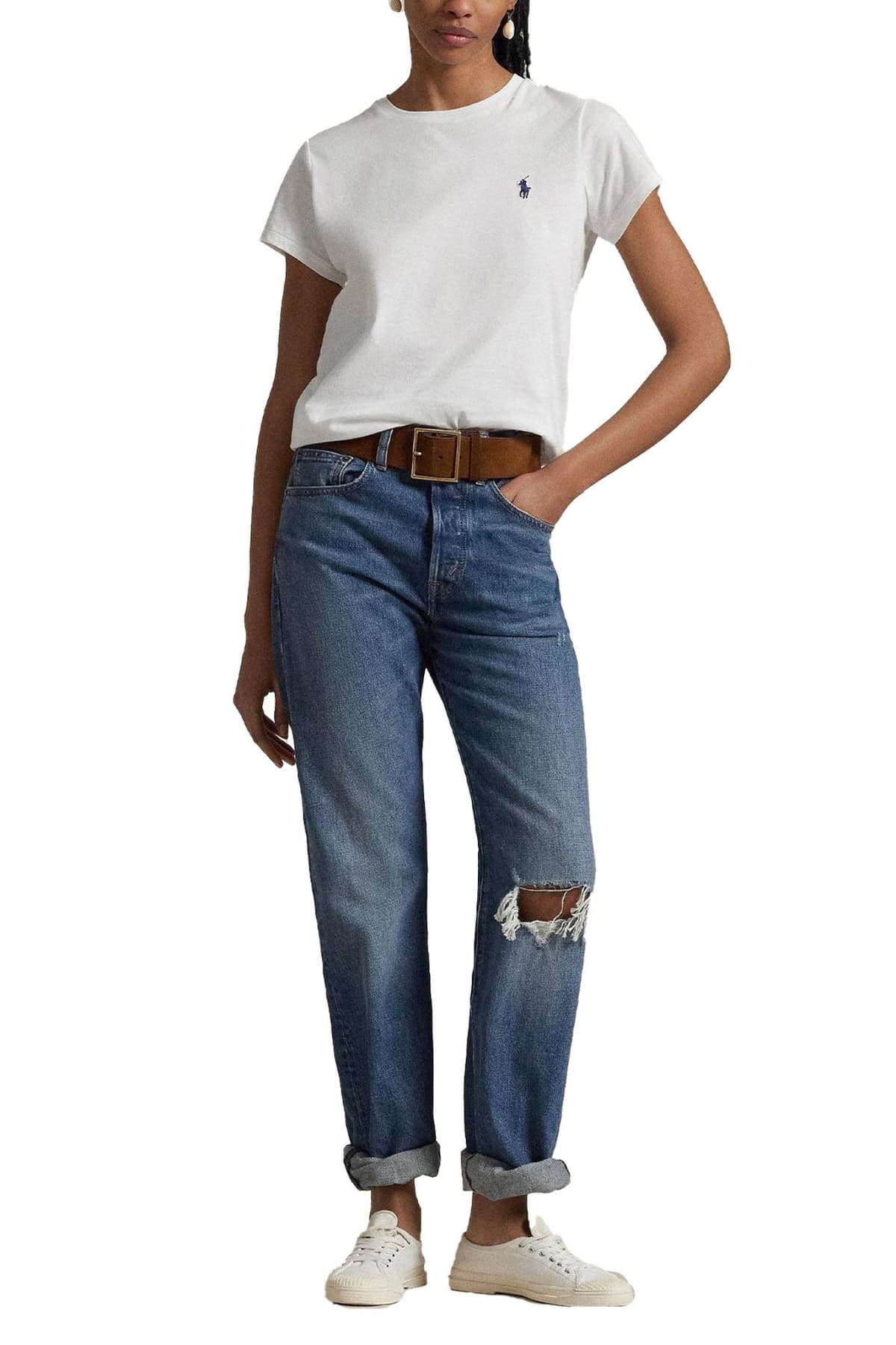 Women's T-Shirts Ralph Lauren White