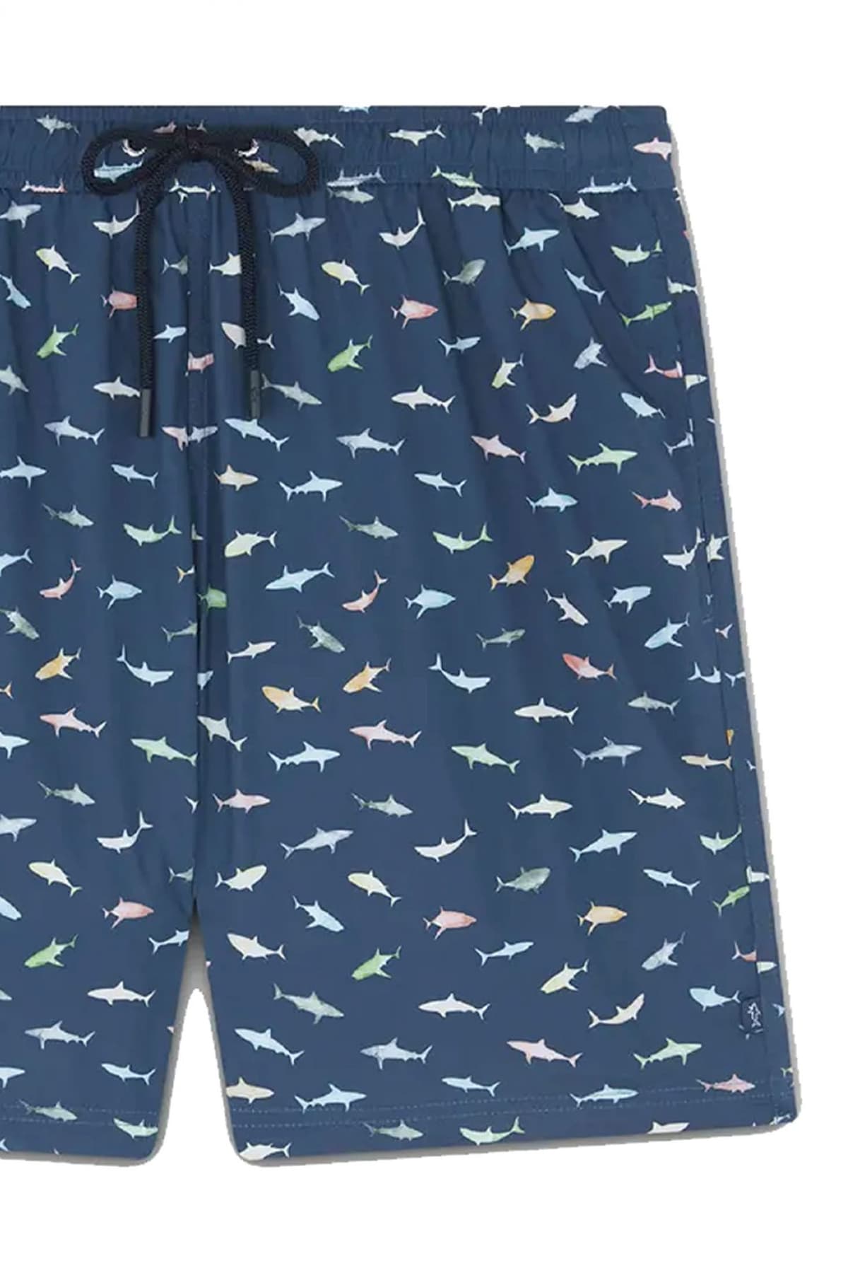 PAUL&SHARK ΜΑΓΙΩ ΣΟΡΤΣ ALL OVER LOGO MULTI ΠΕΤΡΟΛ