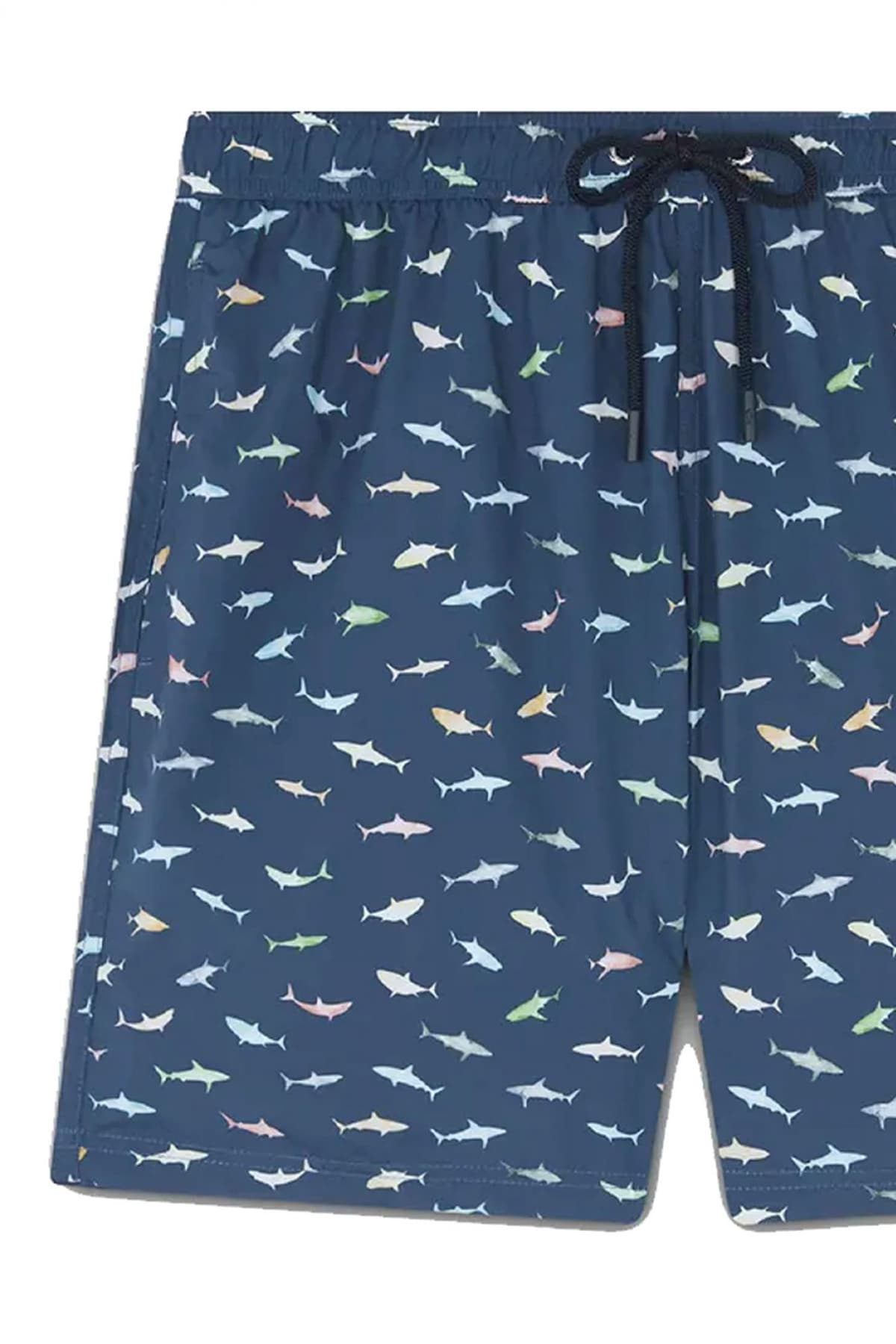 PAUL&SHARK ΜΑΓΙΩ ΣΟΡΤΣ ALL OVER LOGO MULTI ΠΕΤΡΟΛ