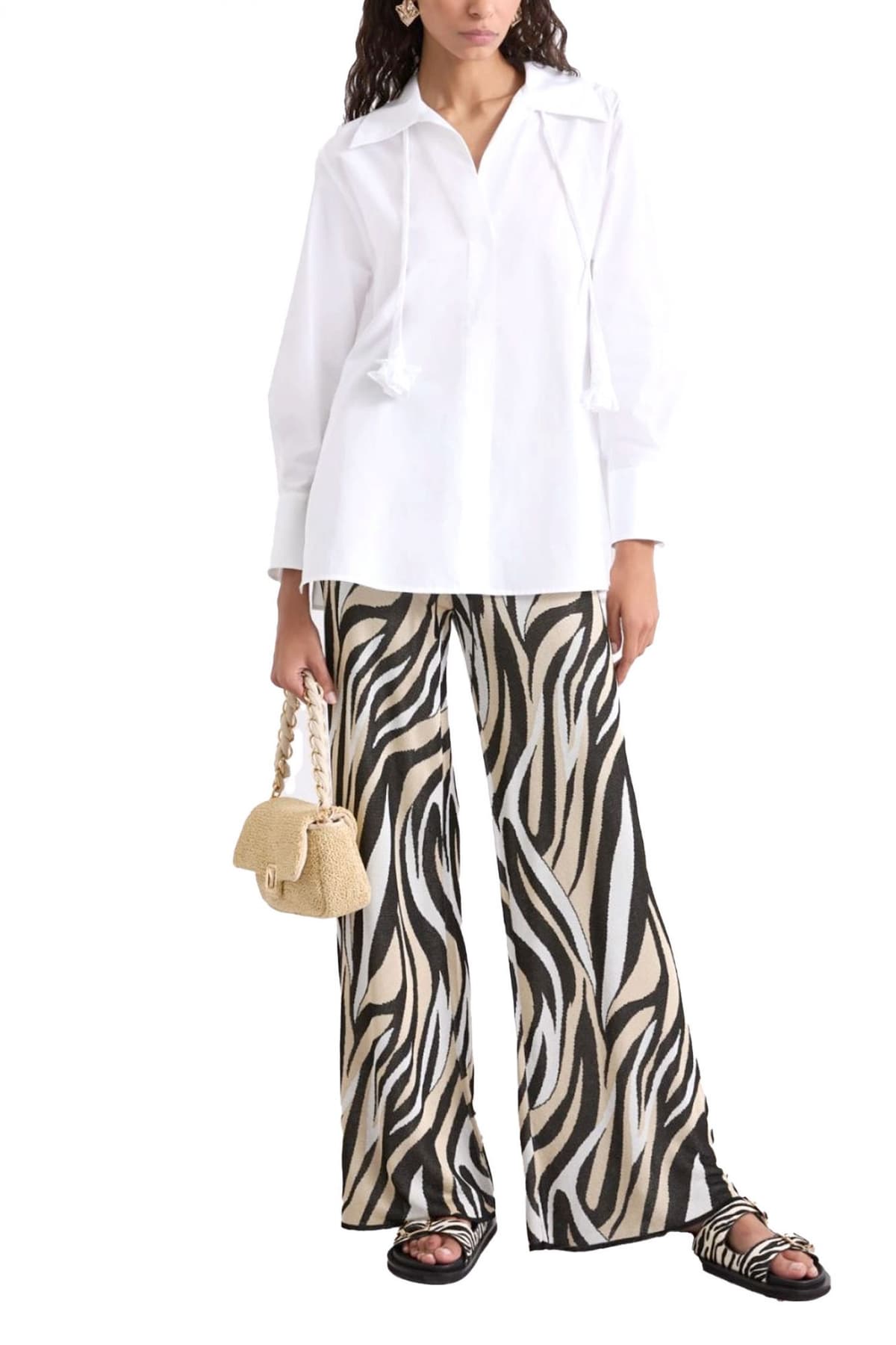 MARELLA SPORT ΠΟΥΚΑΜΙΣΟ MLSTABARIN ΚΡΥΦΑ ΚΟΥΜΠΙΑ ΛΕΥΚΟ