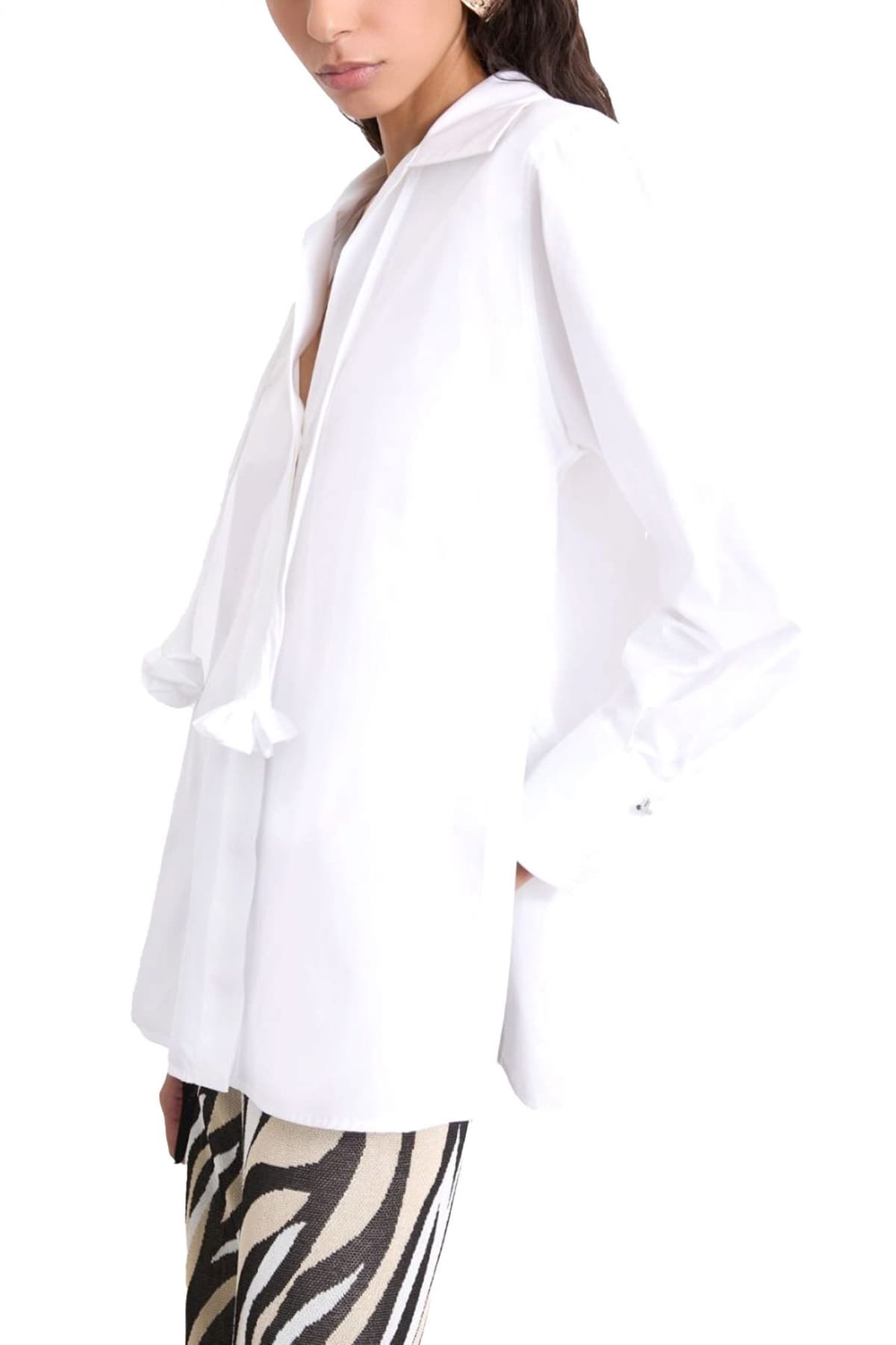 MARELLA SPORT ΠΟΥΚΑΜΙΣΟ MLSTABARIN ΚΡΥΦΑ ΚΟΥΜΠΙΑ ΛΕΥΚΟ