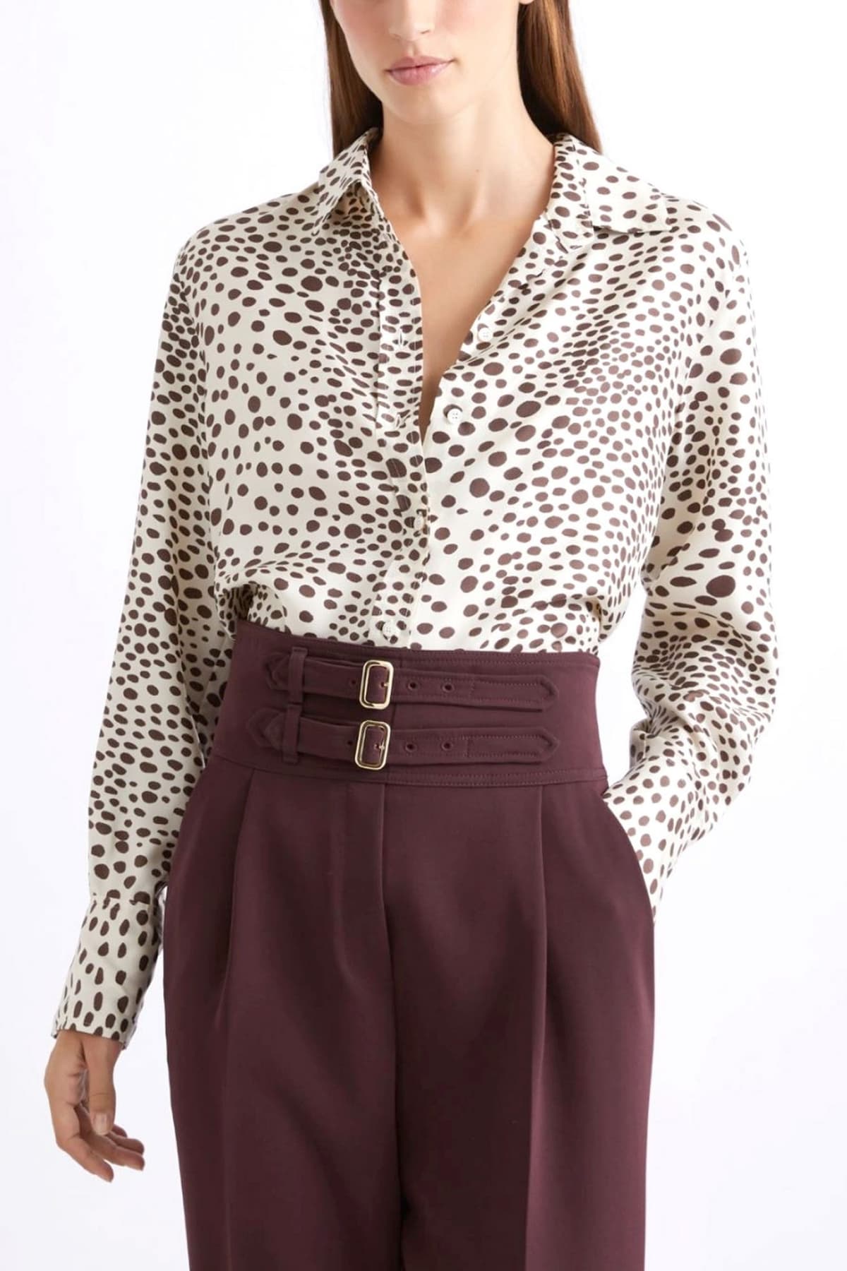 MARELLA ΠΟΥΚΑΜΙΣΟ ΠΟΥΑ MLLSALVE ΕΚΡΟΥ-ΚΑΦΕ