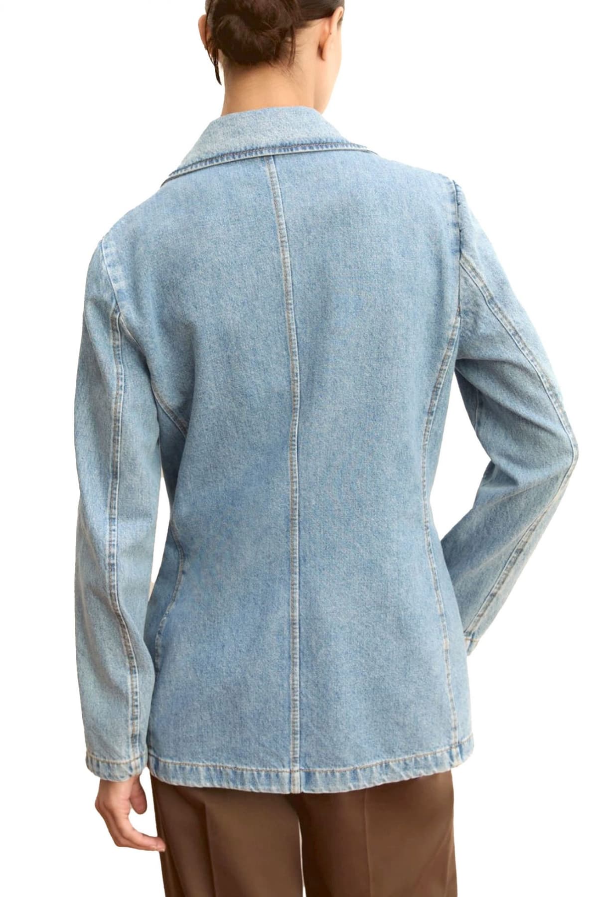 MARELLA EMME ΣΑΚΑΚΙ DENIM EMMTECA ΜΠΛΕ