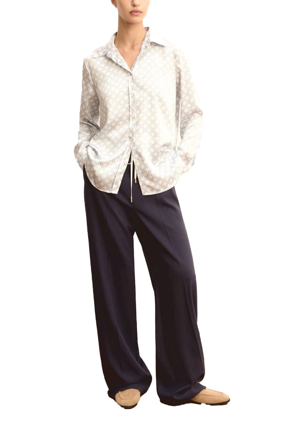 MARELLA EMME ΠΟΥΚΑΜΙΣΟ EMMANGEL ΕΚΡΟΥ-ΜΠΛΕ