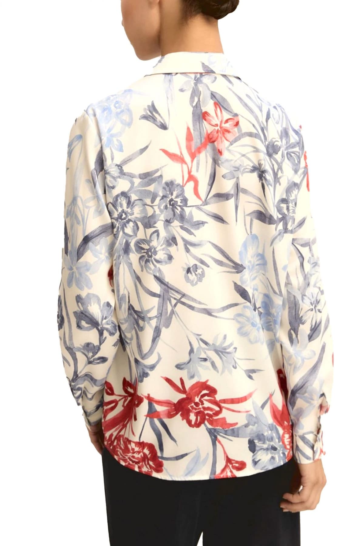 MARELLA EMME ΠΟΥΚΑΜΙΣΟ EMMANGEL FLORAL ΕΚΡΟΥ