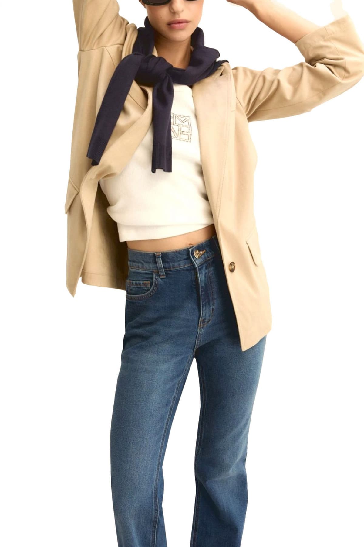 MARELLA EMME ΠΑΝΤΕΛΟΝΙ JEANS EMMBOOTCUT ΣΚΟΥΡΟ ΜΠΛΕ