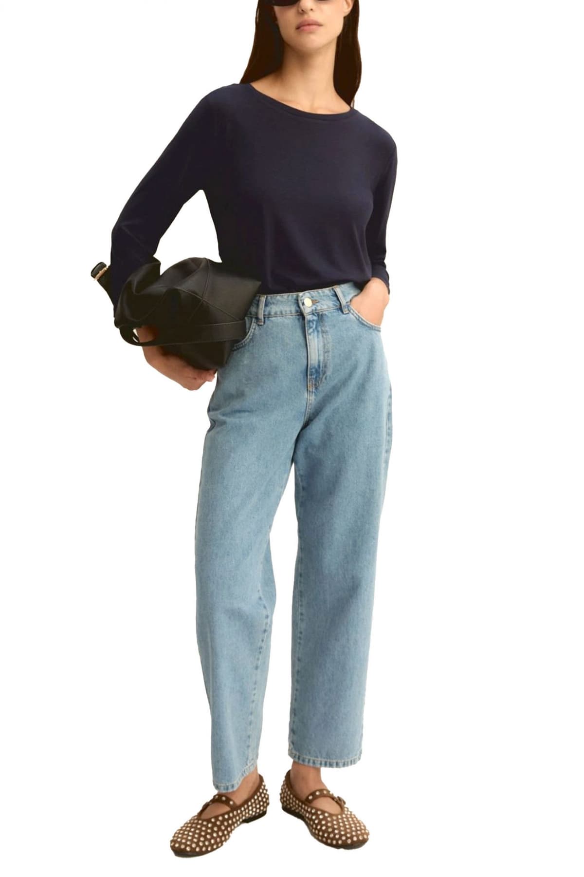 MARELLA EMME ΠΑΝΤΕΛΟΝΙ JEANS EMMAGITARE ΜΠΛΕ