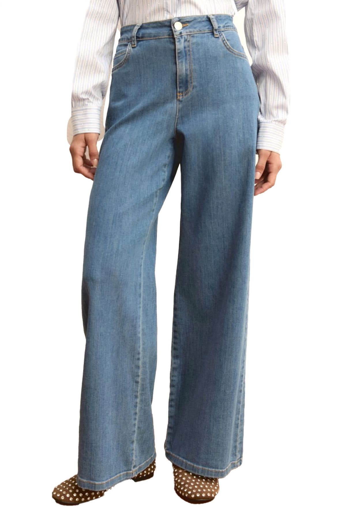 MARELLA EMME ΠΑΝΤΕΛΟΝΙ JEANS EMMDISCO ΜΠΛΕ