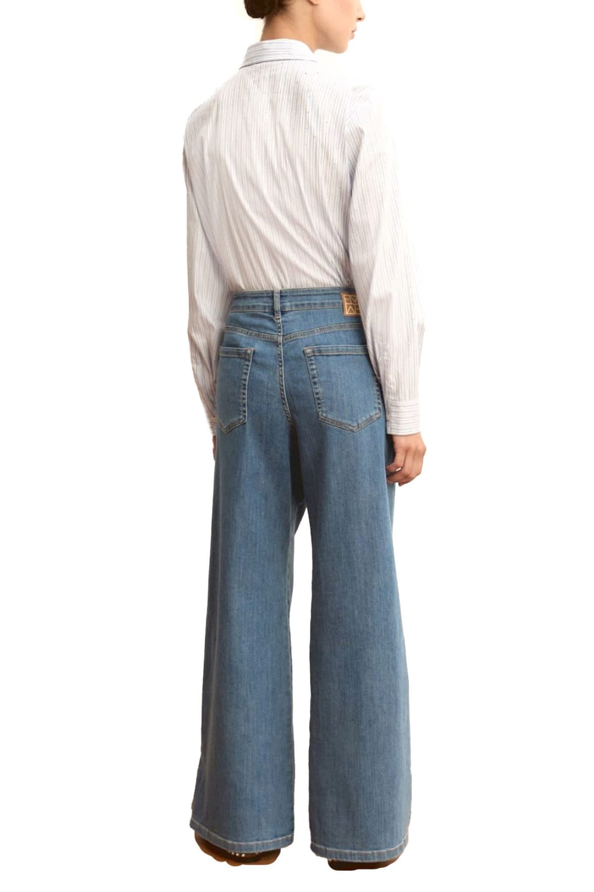 MARELLA EMME ΠΑΝΤΕΛΟΝΙ JEANS EMMDISCO ΜΠΛΕ