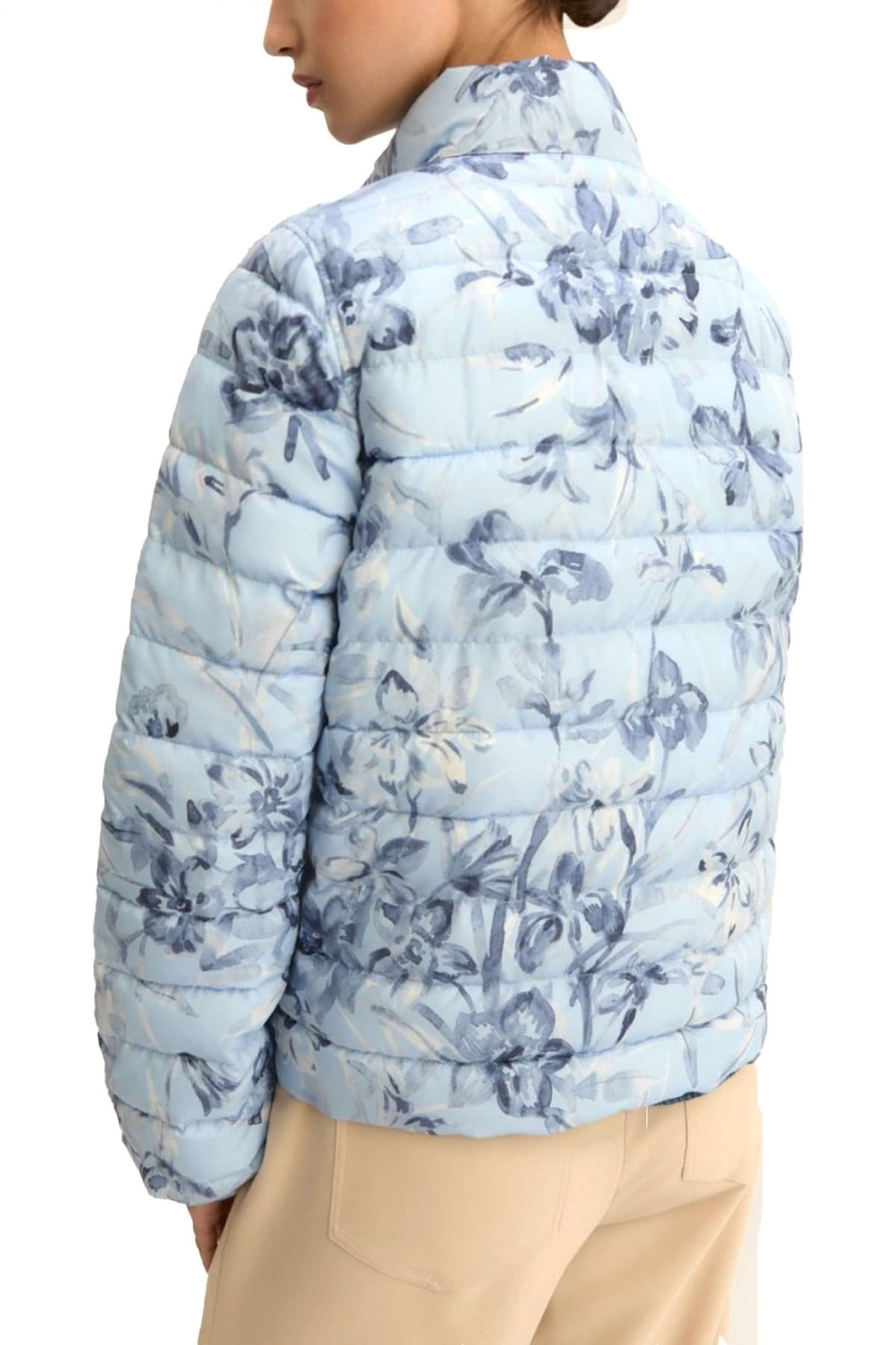 MARELLA EMME ΜΠΟΥΦΑΝ ΚΑΠΙΤΟΝΕ REVERSIBLE EMMPATIO FLORAL ΣΙΕΛ-ΜΠΛΕ