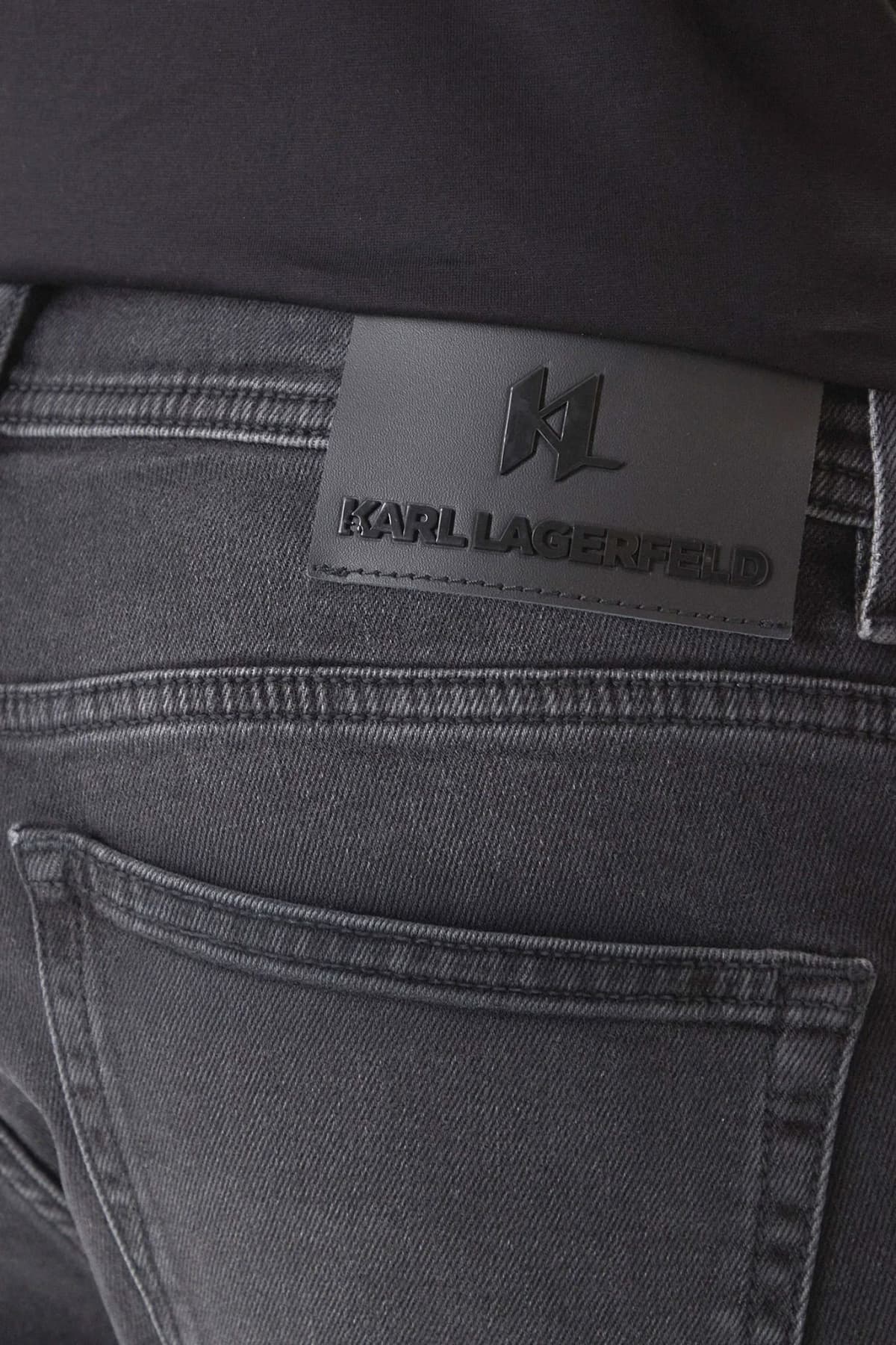 KARL LAGERFELD ΠΑΝΤΕΛΟΝΙ JEANS REGULAR FIT LUXE AUTHENTIC DENIM ΜΑΥΡΟ