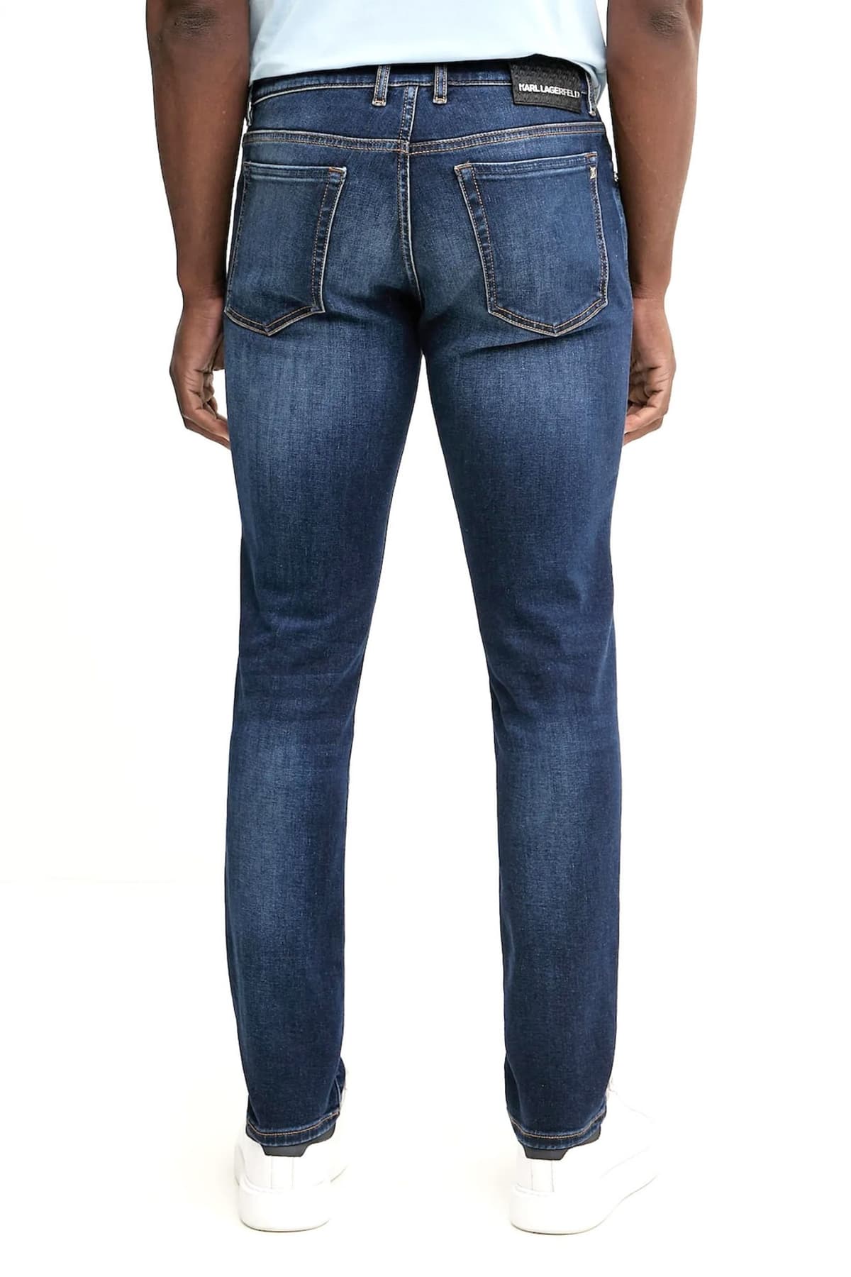 KARL LAGERFELD ΠΑΝΤΕΛΟΝΙ JEANS TAPERED FIT LUXE SOFT TOUCH ΜΠΛΕ