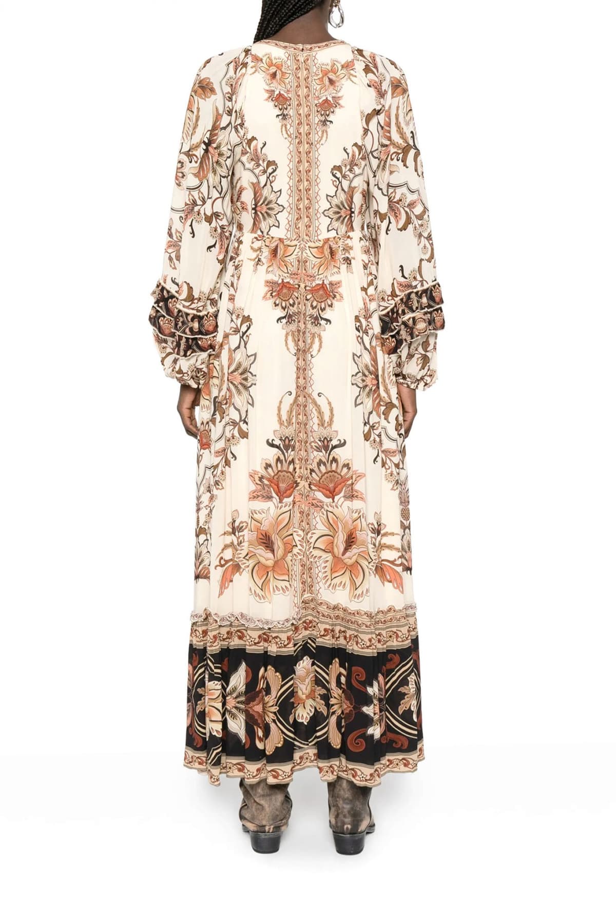 FARM RIO ΦΟΡΕΜΑ MAXI MAJESTIC GARDEN SAND ΒΟΛΑΝ ΜΠΕΖ-ΚΑΦΕ