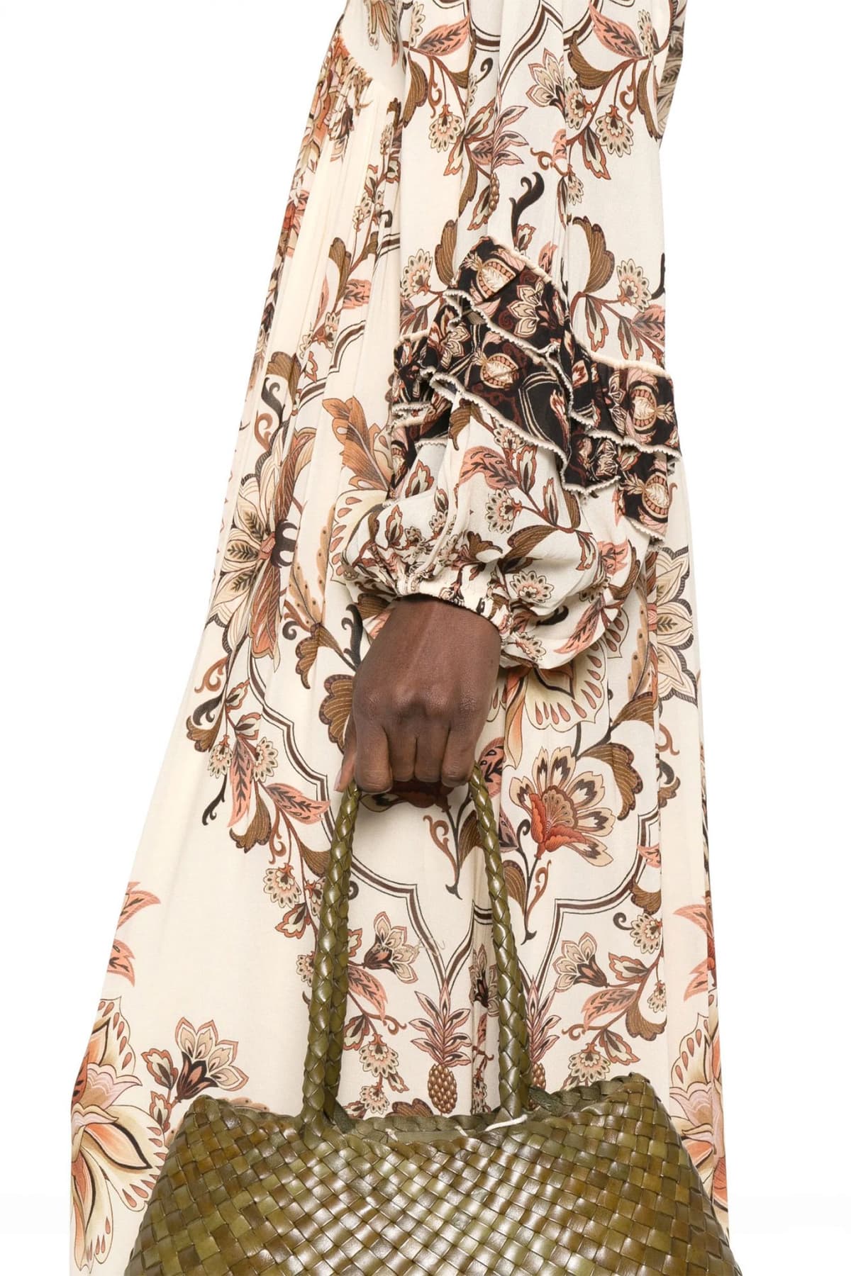 FARM RIO ΦΟΡΕΜΑ MAXI MAJESTIC GARDEN SAND ΒΟΛΑΝ ΜΠΕΖ-ΚΑΦΕ