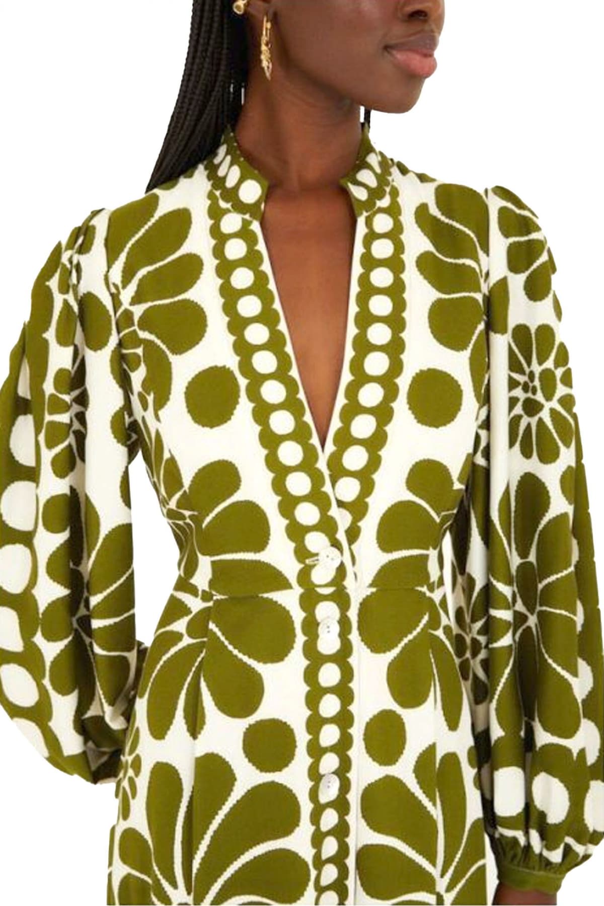 FARM RIO ΦΟΡΕΜΑ ΜΑΧΙ PALERMO GREEN ΚΟΥΜΠΙΑ ΕΚΡΟΥ-ΧΑΚΙ