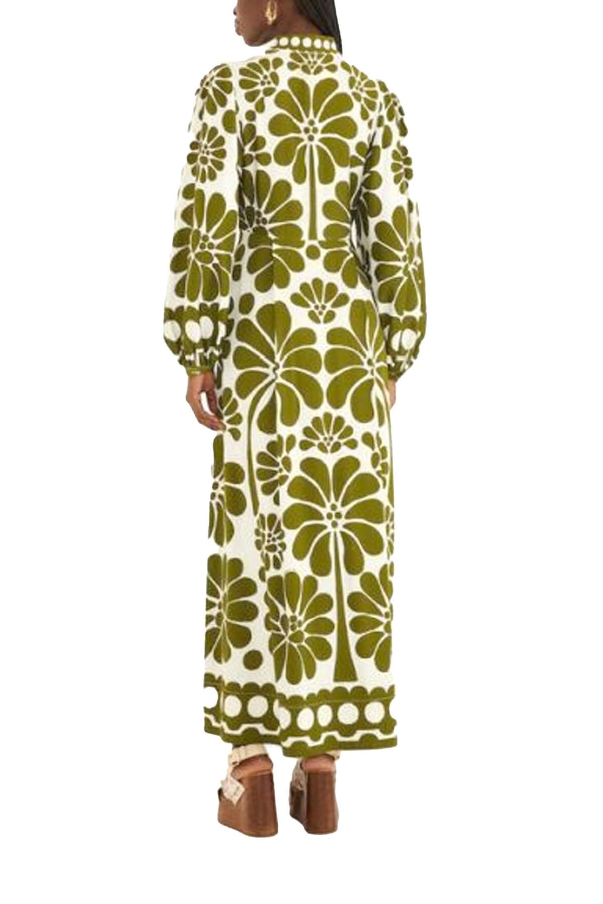 FARM RIO ΦΟΡΕΜΑ ΜΑΧΙ PALERMO GREEN ΚΟΥΜΠΙΑ ΕΚΡΟΥ-ΧΑΚΙ