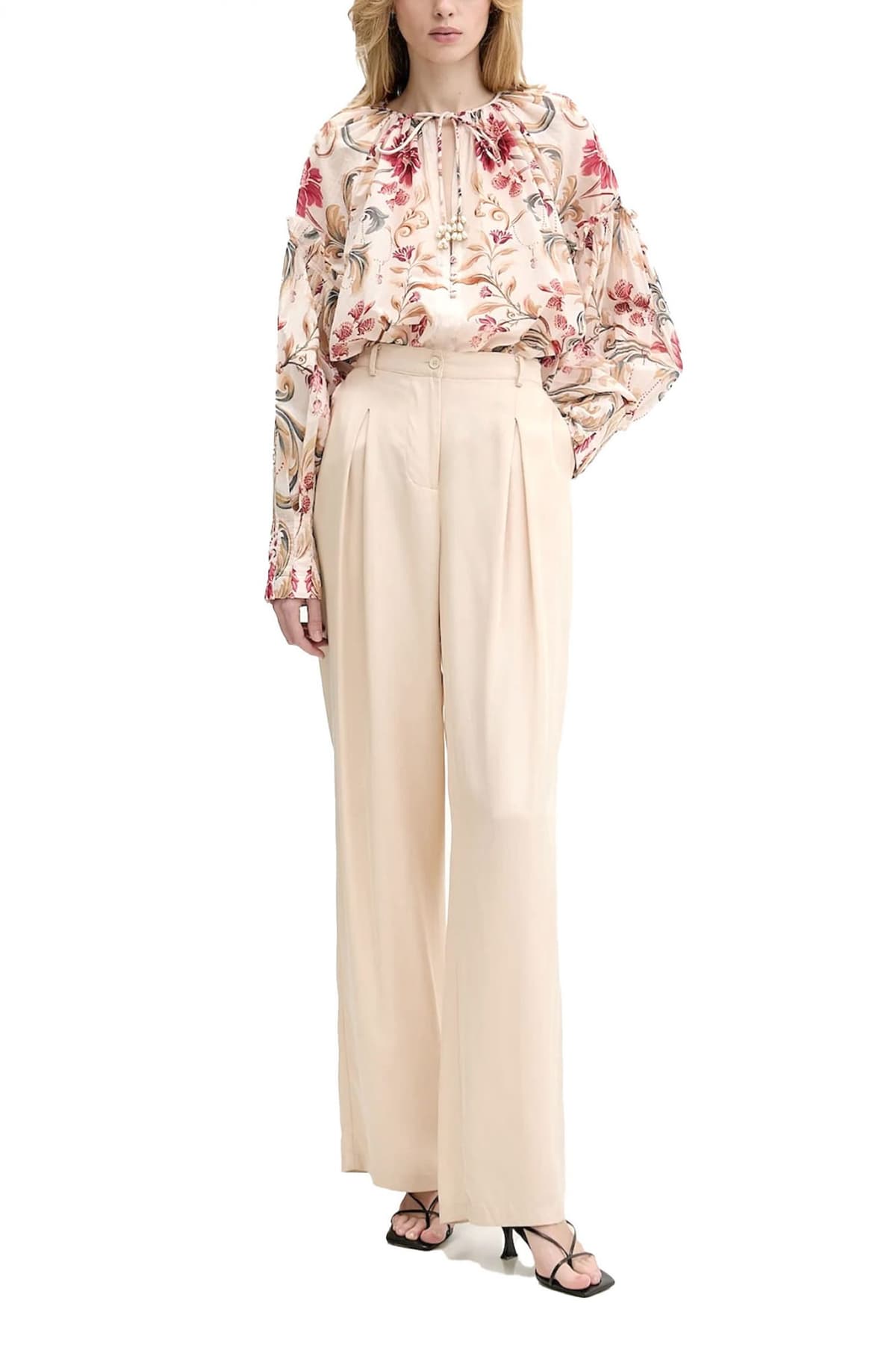 FARM RIO ΜΠΛΟΥΖΑ ROYAL GARDEN SAND ΔΕΣΙΜΟ ΛΑΙΜΟ ΕΚΡΟΥ