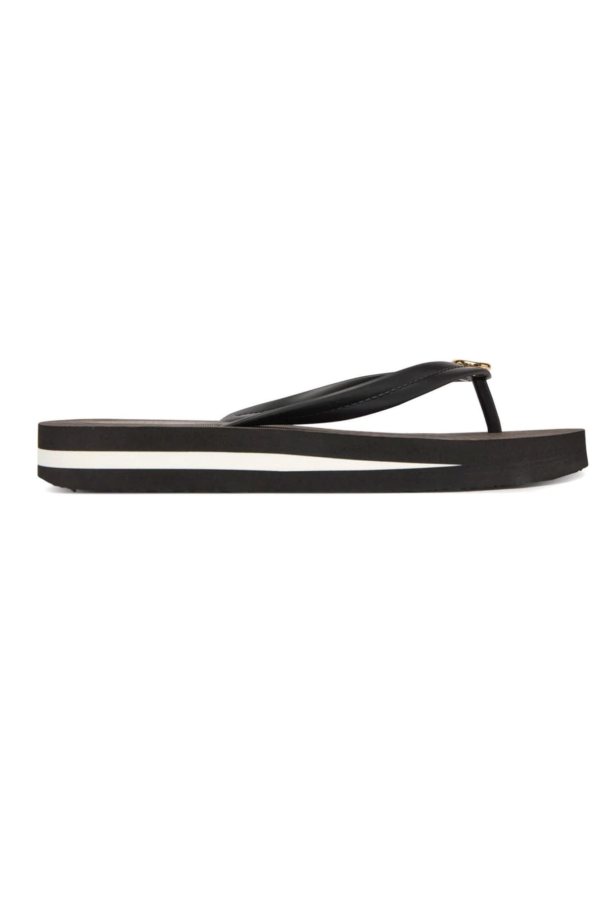 MICHAEL KORS ΠΑΠΟΥΤΣΙΑ ΣΑΓΙΟΝΑΡΕΣ POSIE FLIP FLOP METAΛΛΙΚΟ LOGO ΚΑΦΕ