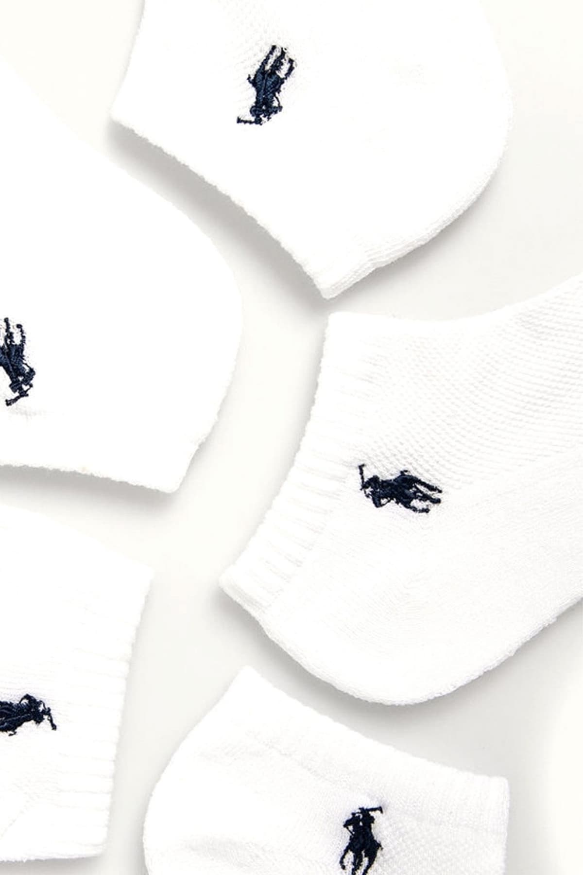 RALPH LAUREN ΚΑΛΤΣΕΣ 6PAIRS LOGO ΛΕΥΚΟ