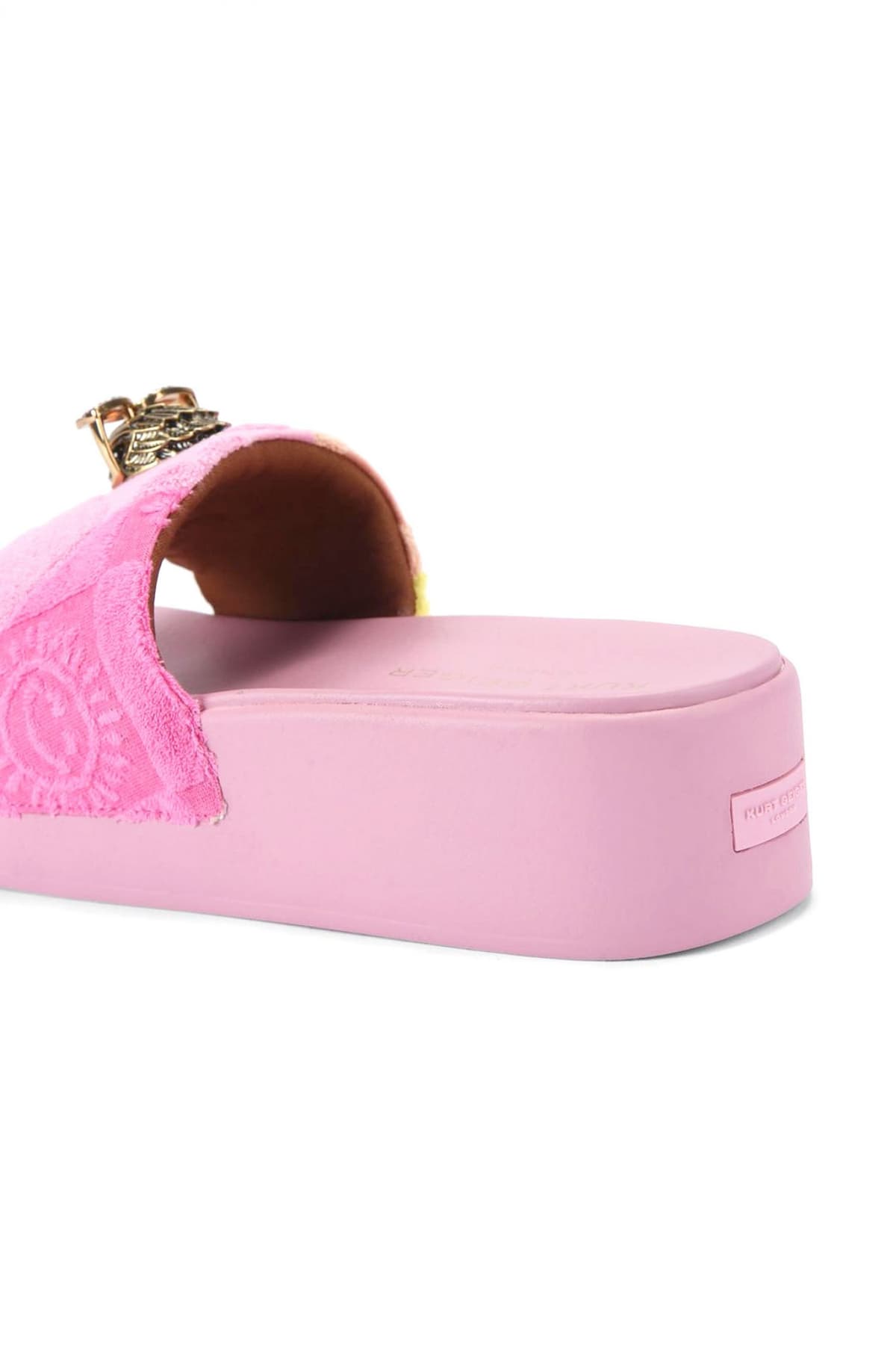 KURT GEIGER ΠΑΠΟΥΤΣΙΑ ΠΑΝΤΟΦΛΕΣ ΜΕΕΝΑ ΕAGLE PLATFORM LOGO ΠΟΛΥΧΡΩΜΟ/ΡΟΖ