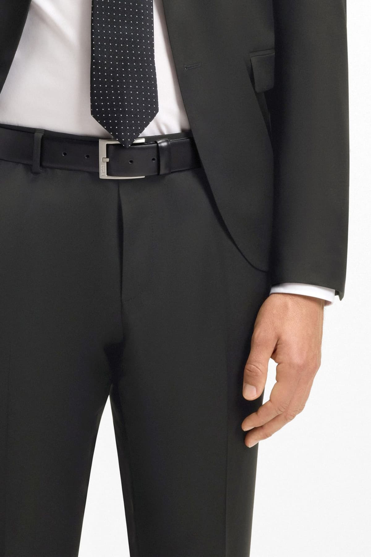 BOSS Υφασμάτινο Παντελόνι της σειράς Wenten