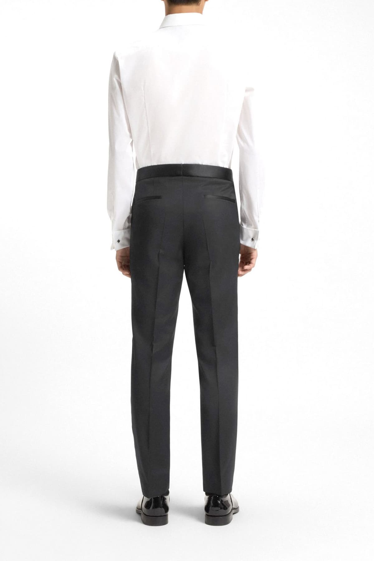 BOSS ΠΑΝΤΕΛΟΝΙ ΚΟΥΣΤΟΥΜΙΟΥ SLIM FIT H-GENIUS-TUX-B1 ΜΑΥΡΟ