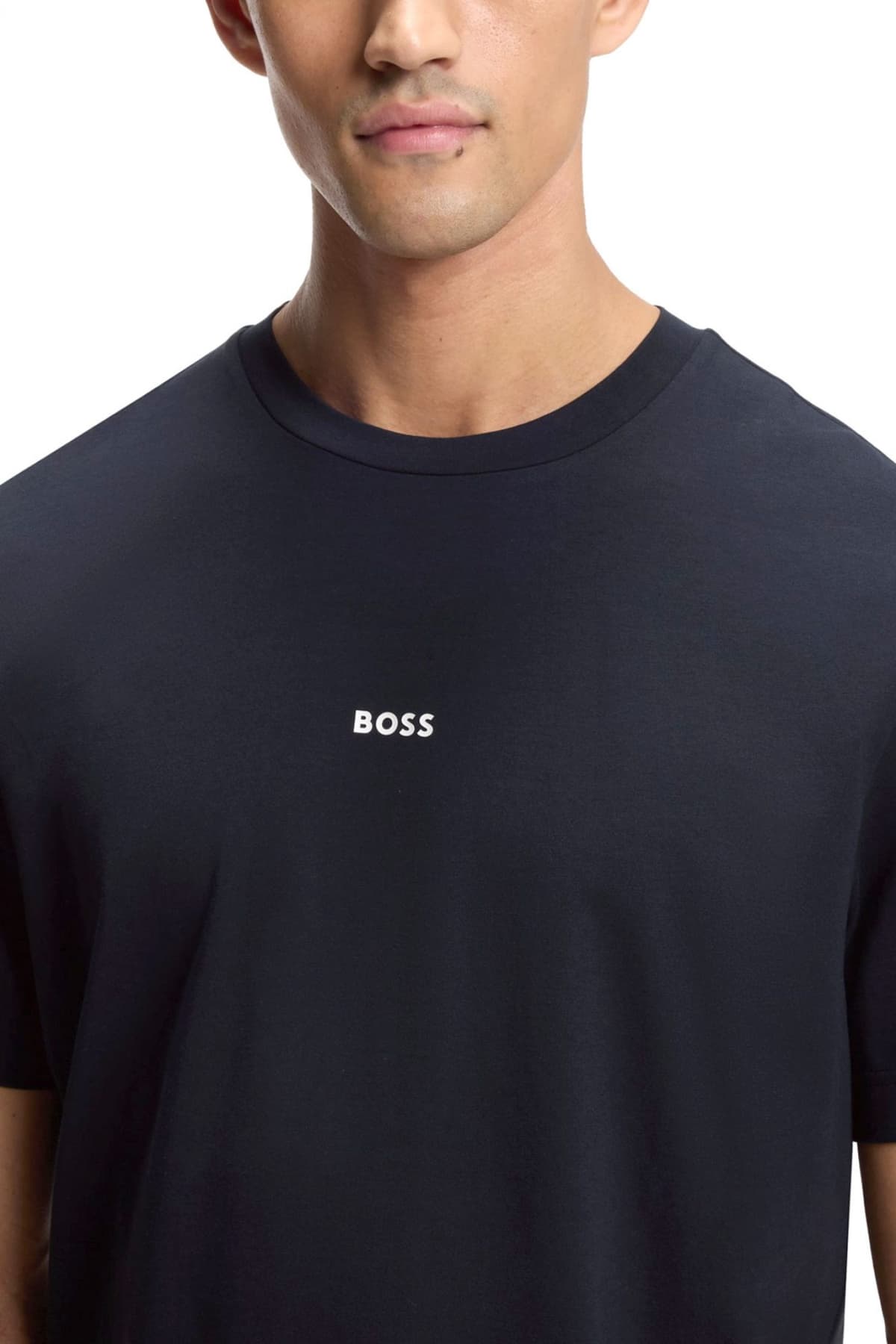 BOSS CASUAL T-SHIRT TCHUP ΜΠΛΕ