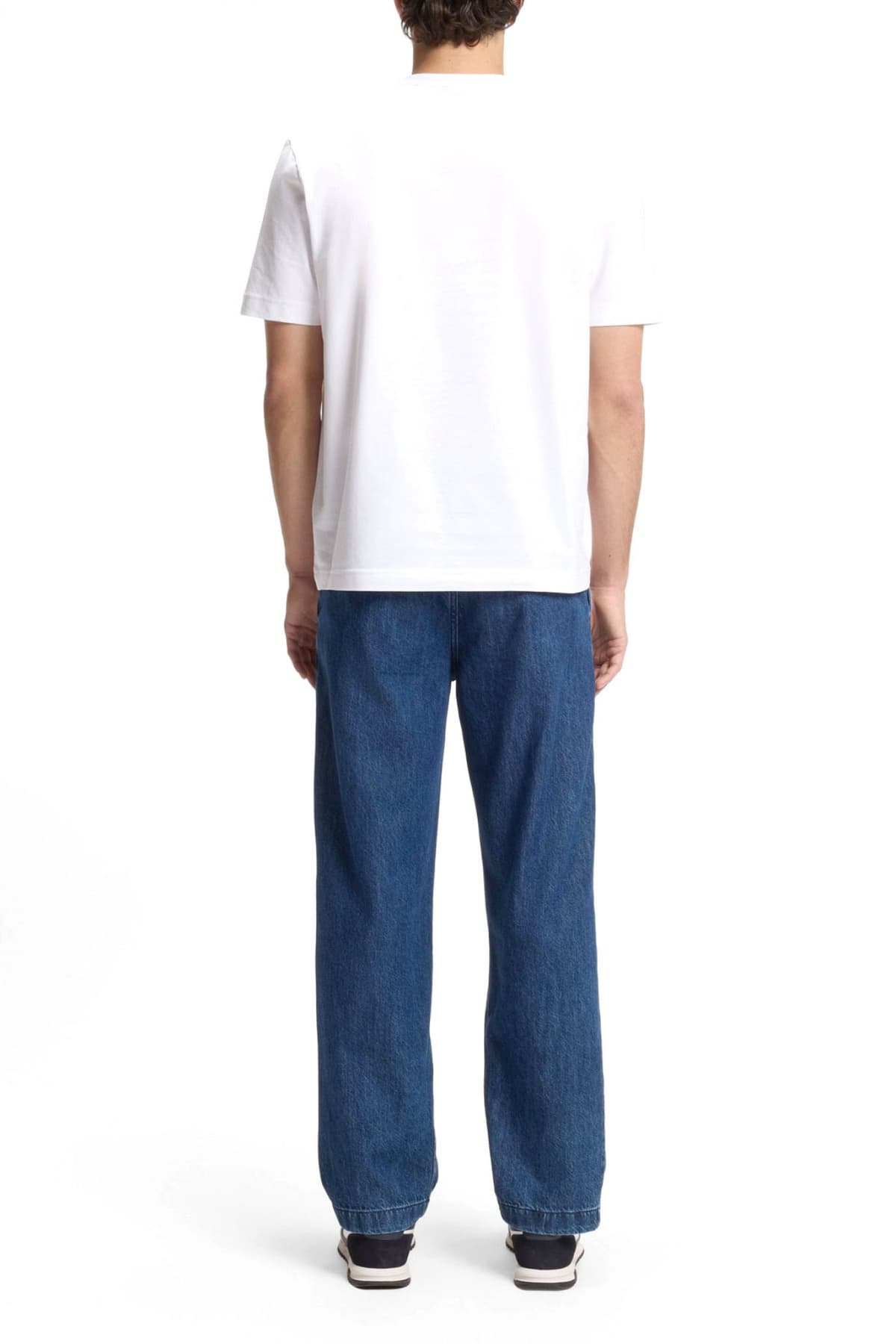 BOSS CASUAL T-SHIRT TCHUP ΛΕΥΚΟ