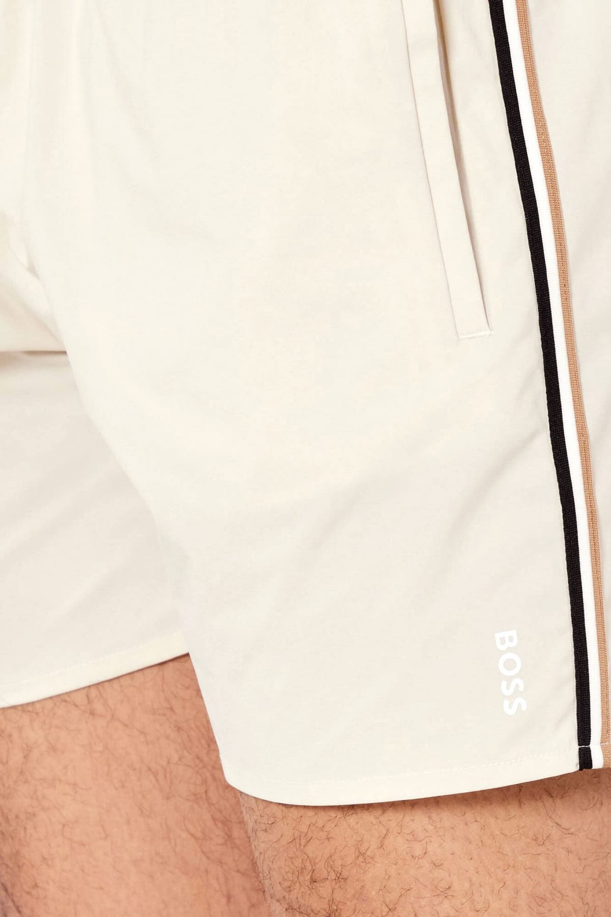 BOSS BEACHWEAR ΜΑΓΙΩ ICONIC ΜΠΕΖ