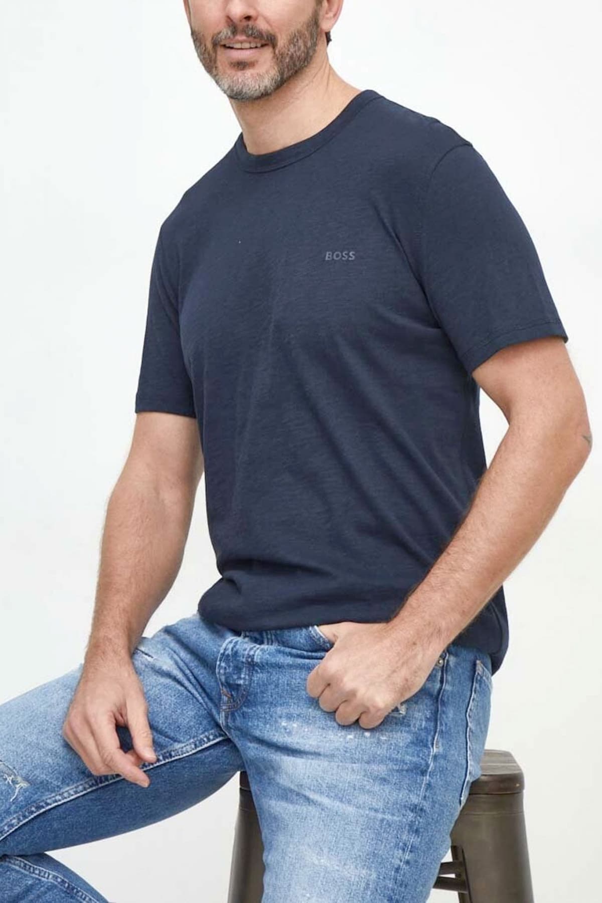 Men's T-Shirts BOSS Blue