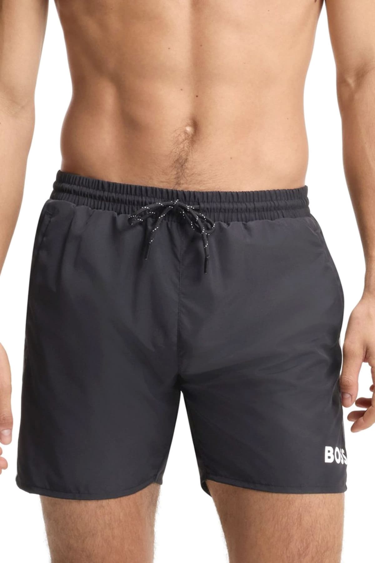 BOSS BEACHWEAR ΜΑΓΙΩ STARFISH ΜΑΥΡΟ