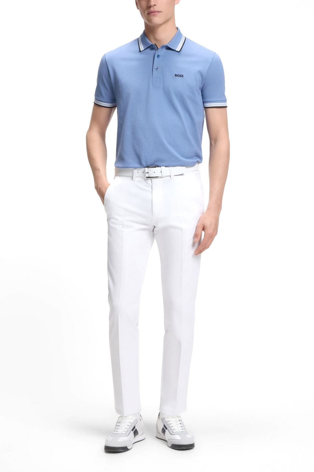 Men's Pants Boss White