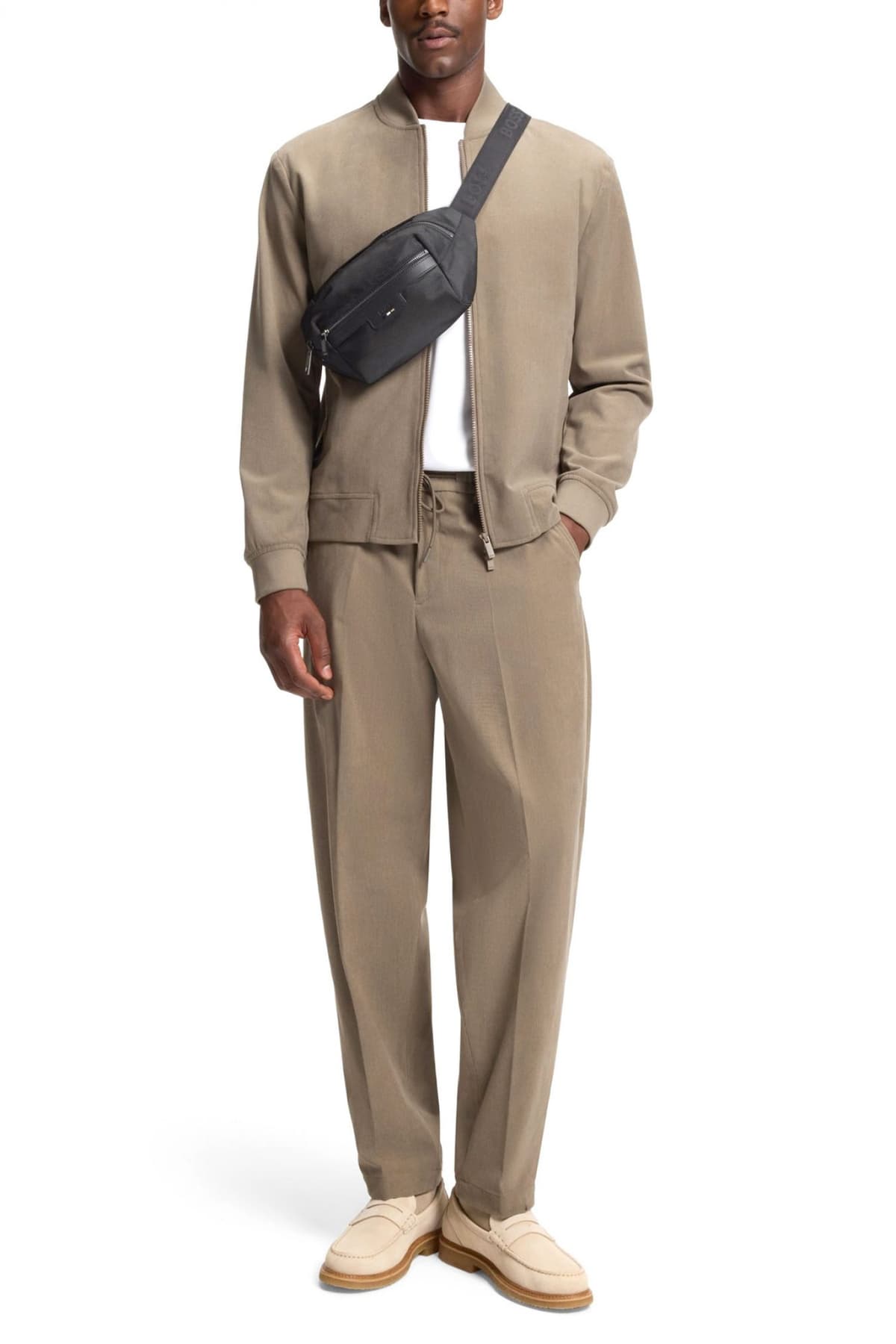 BOSS ΤΣΑΝΤΑΚΙ ΜΕΣΗΣ RAY_N_BUMBAG ΜΑΥΡΟ