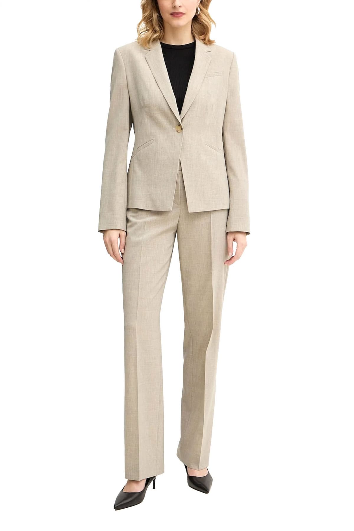 BOSS ΣΑΚΑΚΙ ΜΑΛΛΙΝΟ JIA9 ΜΠΕΖ-ΓΚΡΙ