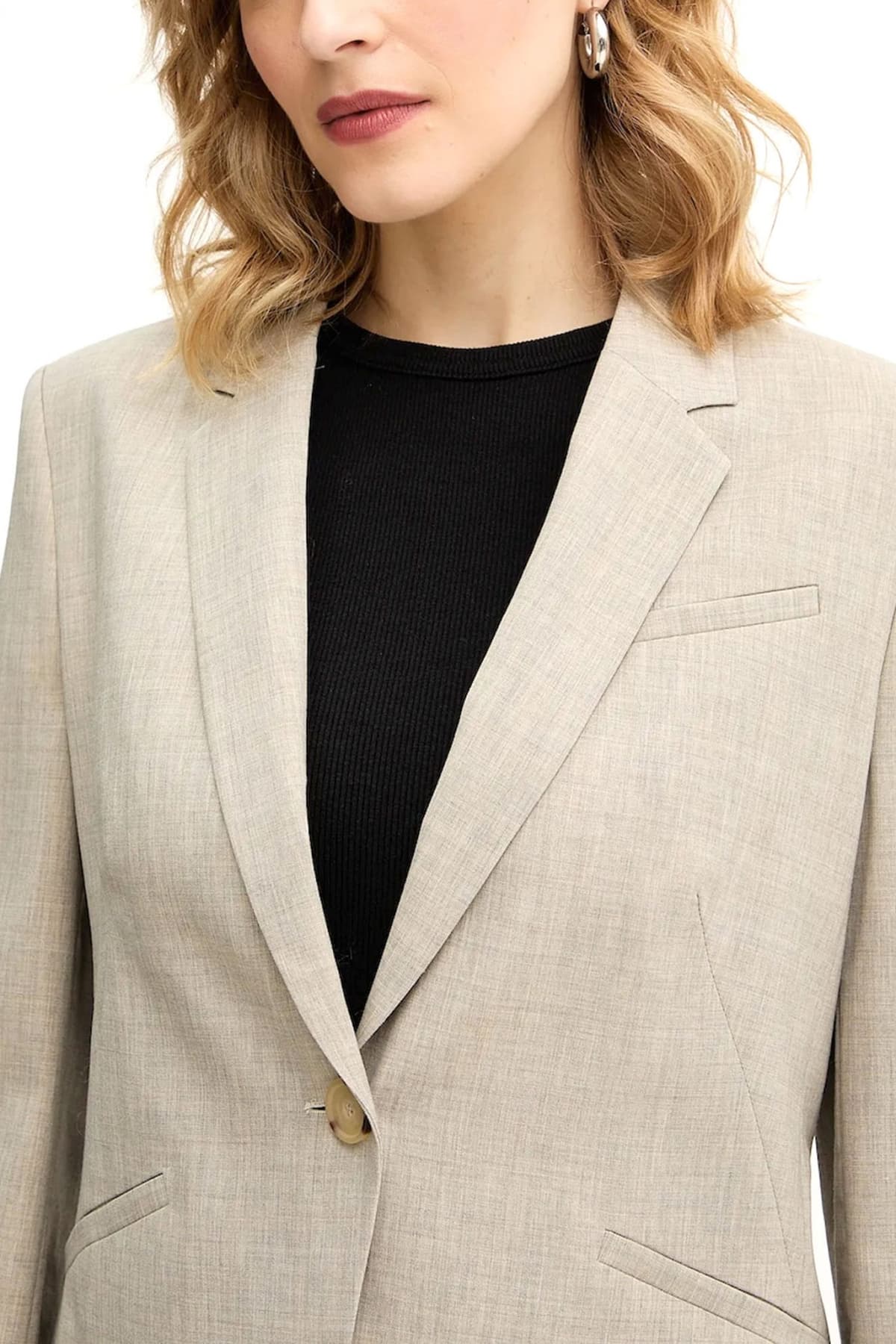 BOSS ΣΑΚΑΚΙ ΜΑΛΛΙΝΟ JIA9 ΜΠΕΖ-ΓΚΡΙ