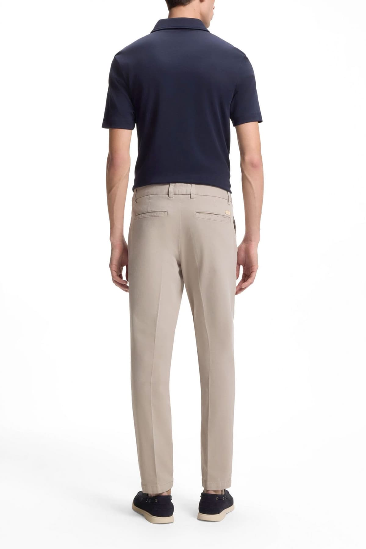 BOSS ΠΑΝΤΕΛΟΝΙ CHINO SLIM FIT HIGH MOTION H-KAITON1 ΜΠΕΖ