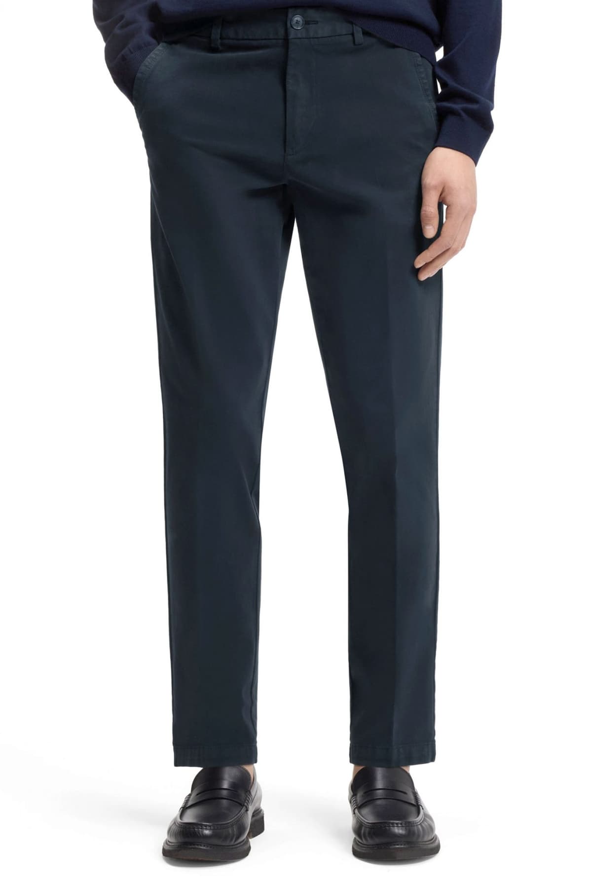 BOSS ΠΑΝΤΕΛΟΝΙ CHINO SLIM FIT HIGH MOTION H-KAITON1 ΜΠΛΕ