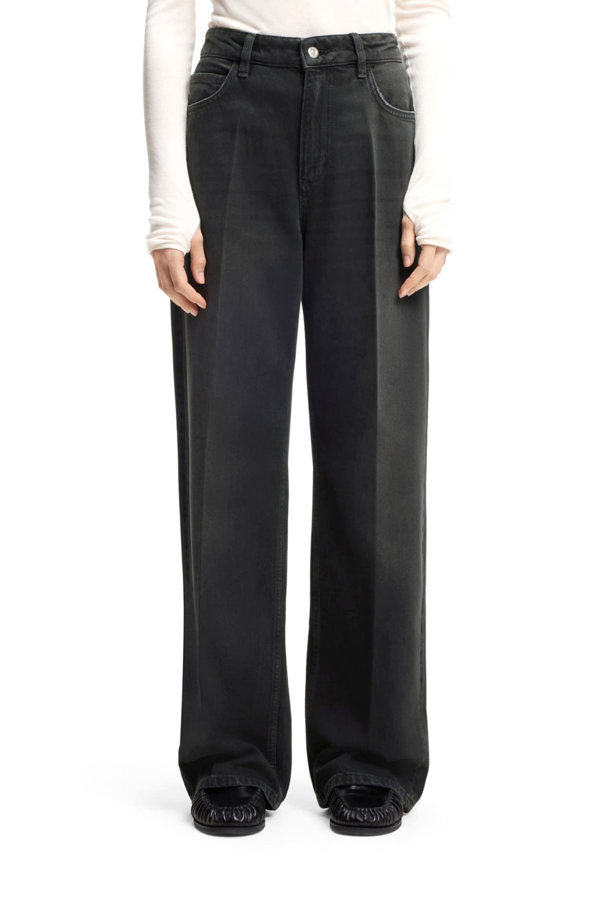 BOSS ΠΑΝΤΕΛΟΝΙ JEANS CROSSROAD-BF ΜΑΥΡΟ