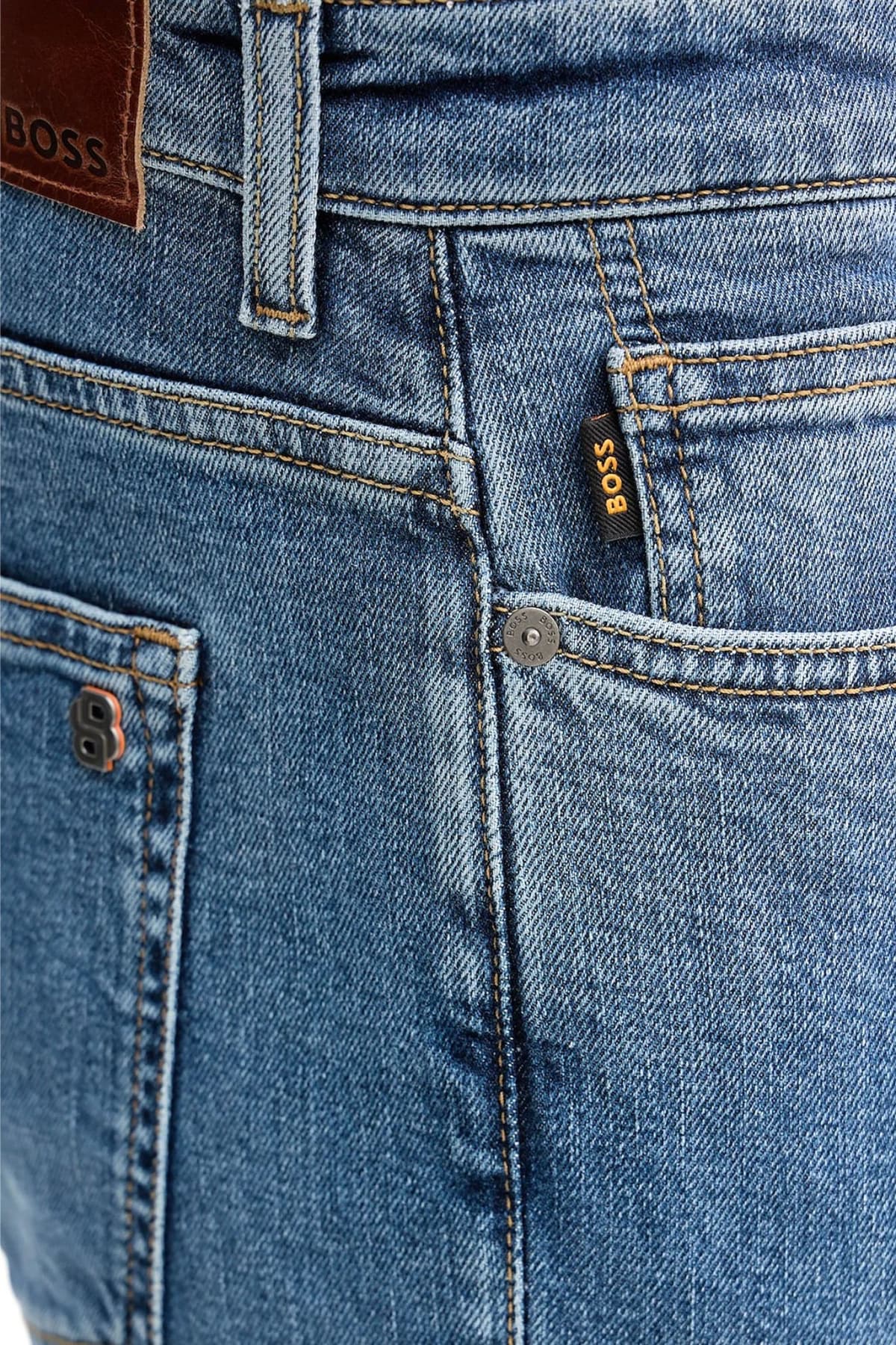 BOSS CASUAL ΠΑΝΤΕΛΟΝΙ JEANS DELAWARE BO START SLIM ΜΠΛΕ