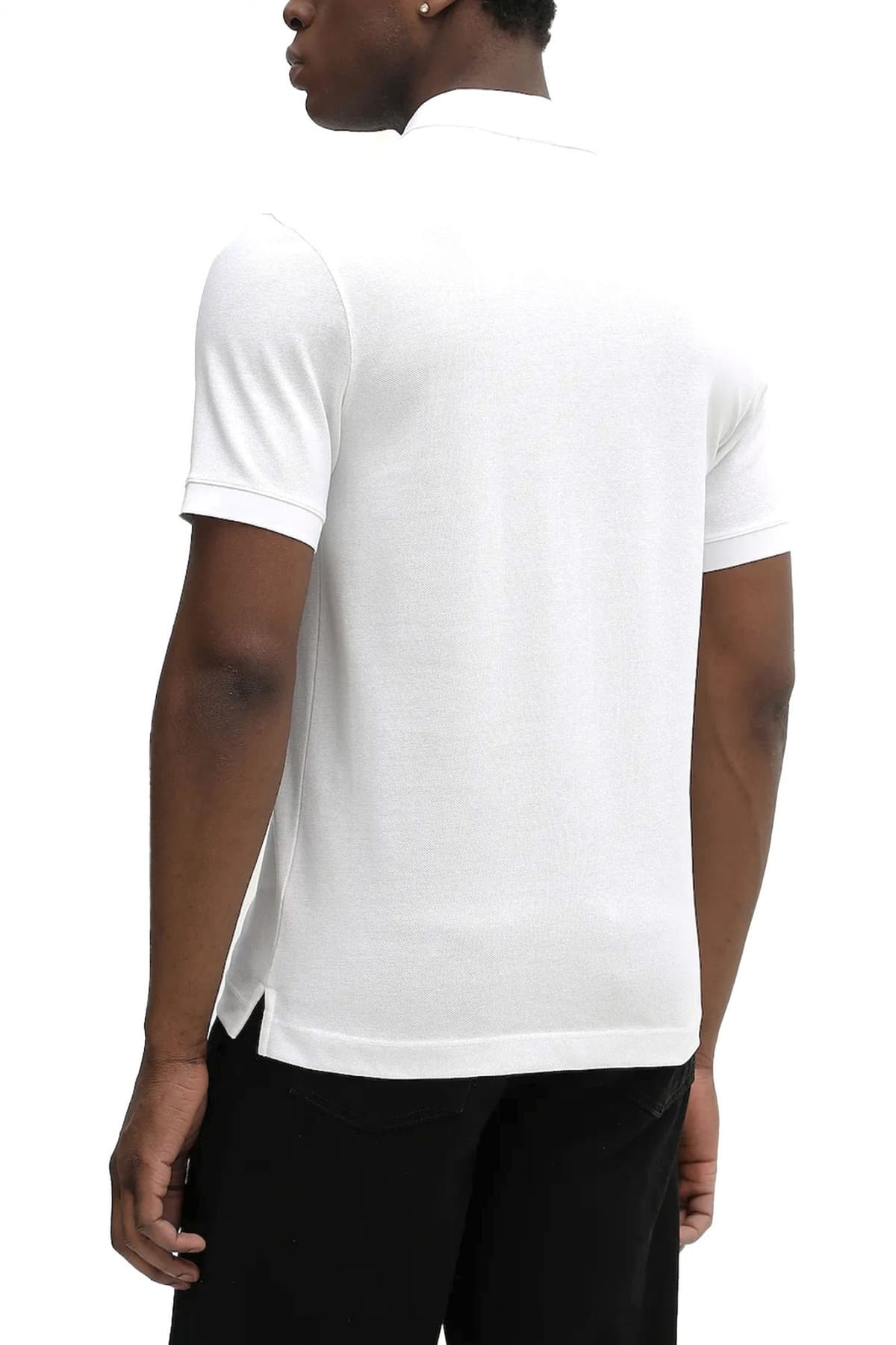 BOSS POLO REGULAR FIT PALLAS ΛΕΥΚΟ