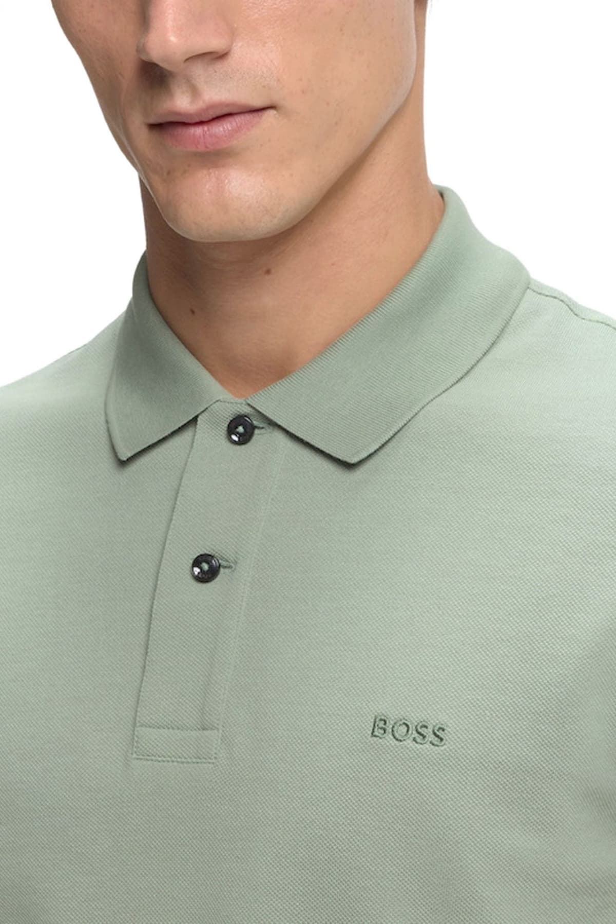 BOSS POLO REGULAR FIT PALLAS ΦΥΣΤΙΚΙ