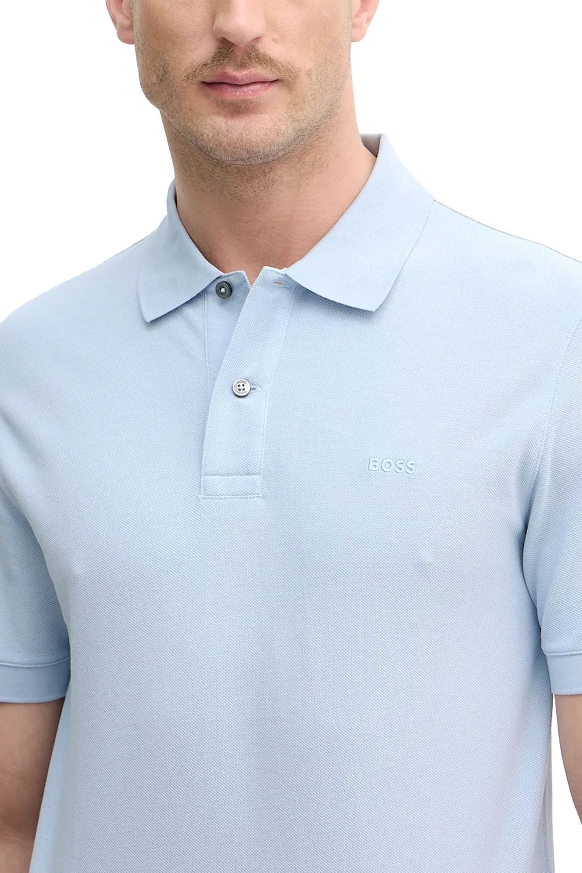 BOSS POLO REGULAR FIT PALLAS ΣΙΕΛ