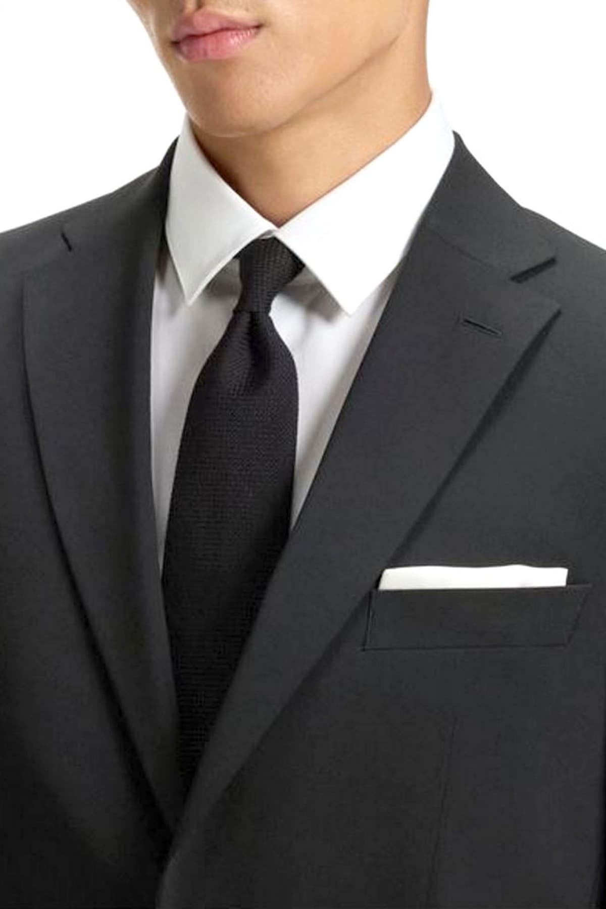 BOSS ΣΑΚΑΚΙ ΚΟΥΣΤΟΥΜΙΟΥ SLIM FIT H-HARVEY-MM-C-NF ΜΑΥΡΟ